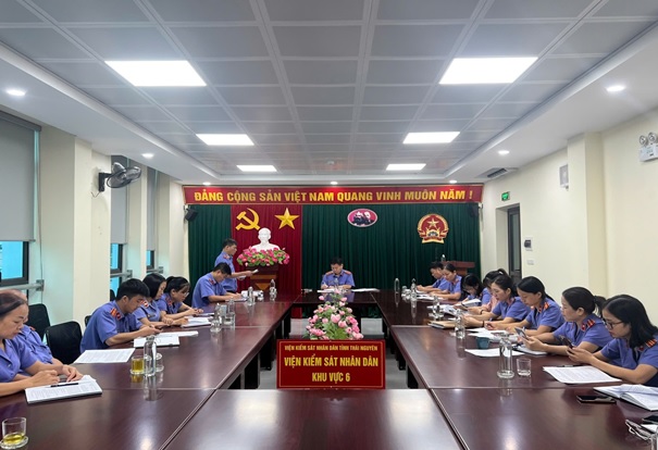 Chi bộ Viện KSND Khu vực 6 – Thái Nguyên tổ chức sinh hoạt chuyên đề Quý IV năm 2025