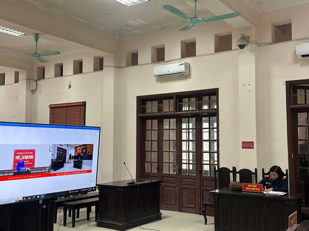 Viện kiểm sát nhân dân tỉnh phối hợp tổ chức phiên tòa trực tuyến