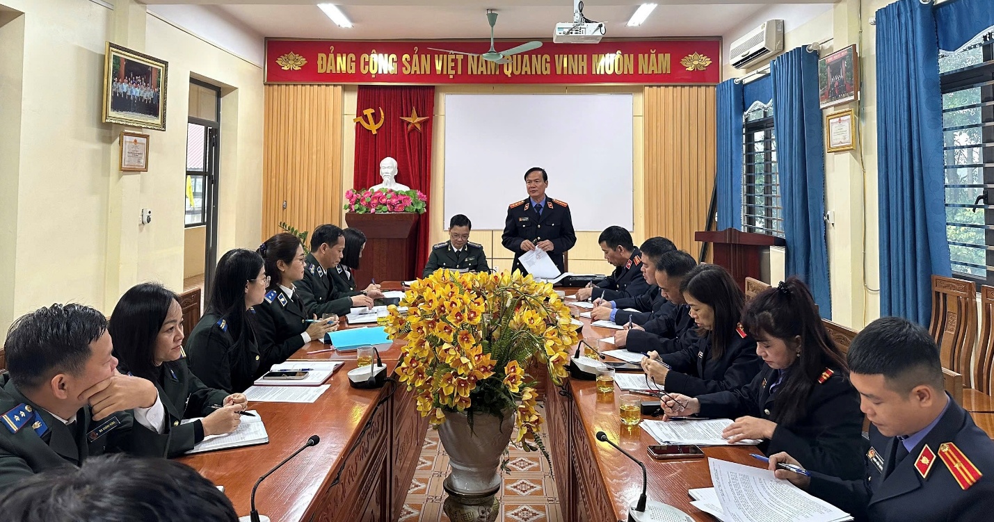 Công bố quyết định trực tiếp kiểm sát thi hành án dân sự, hành chính Thái Nguyên