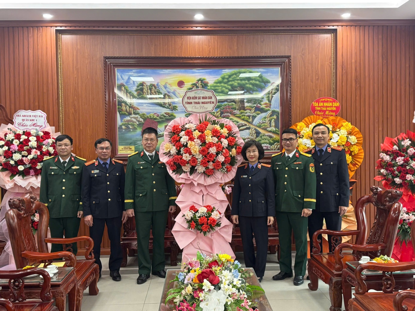 VKSND tỉnh Thái Nguyên chúc mừng  Ngày thành lập Quân đội Nhân dân Việt Nam