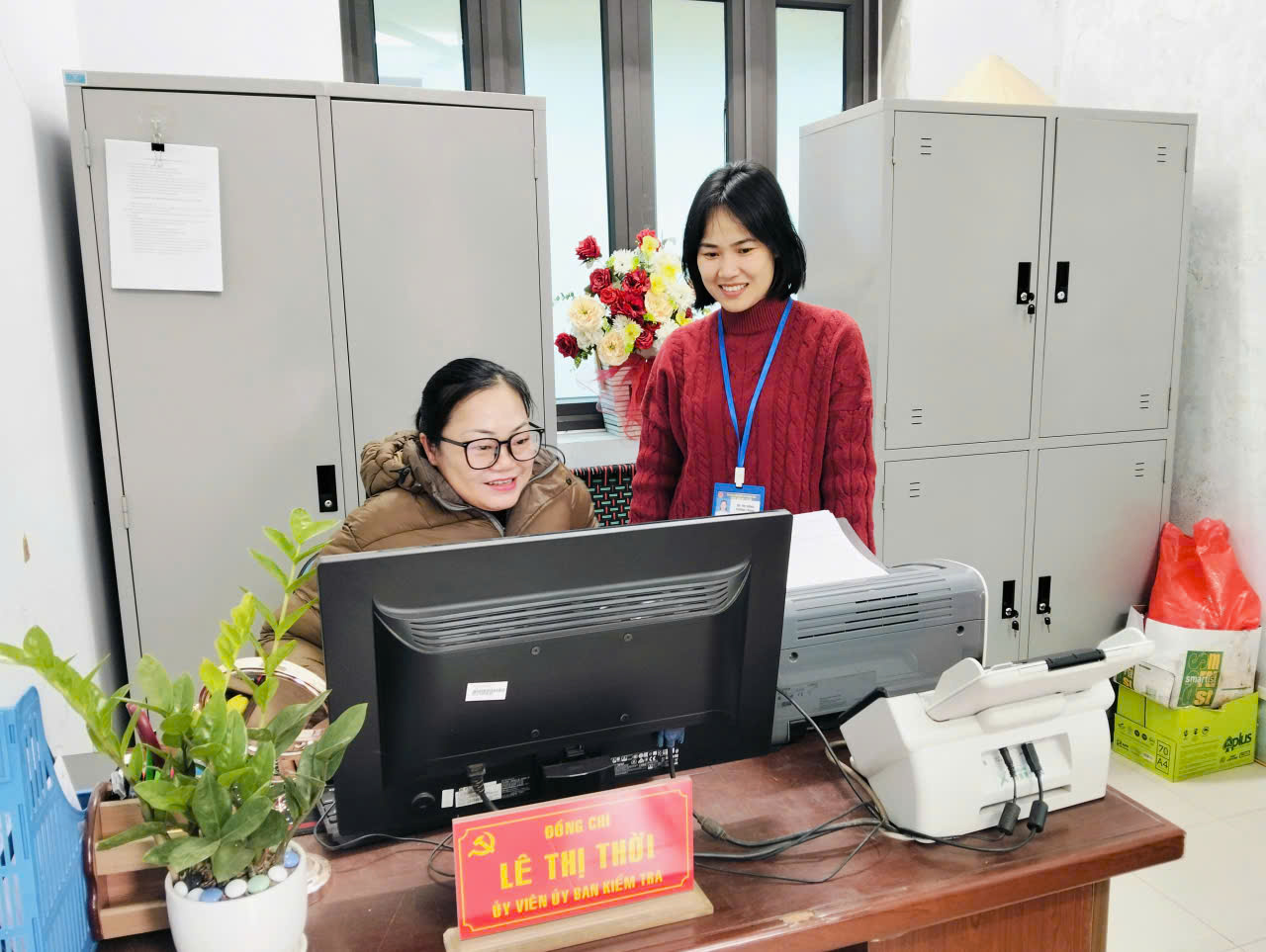 ĐẨY MẠNH XÂY DỰNG CHÍNH QUYỀN ĐIỆN TỬ, CHÍNH QUYỀN SỐ TRÊN ĐỊA BÀN XÃ THANH MAI