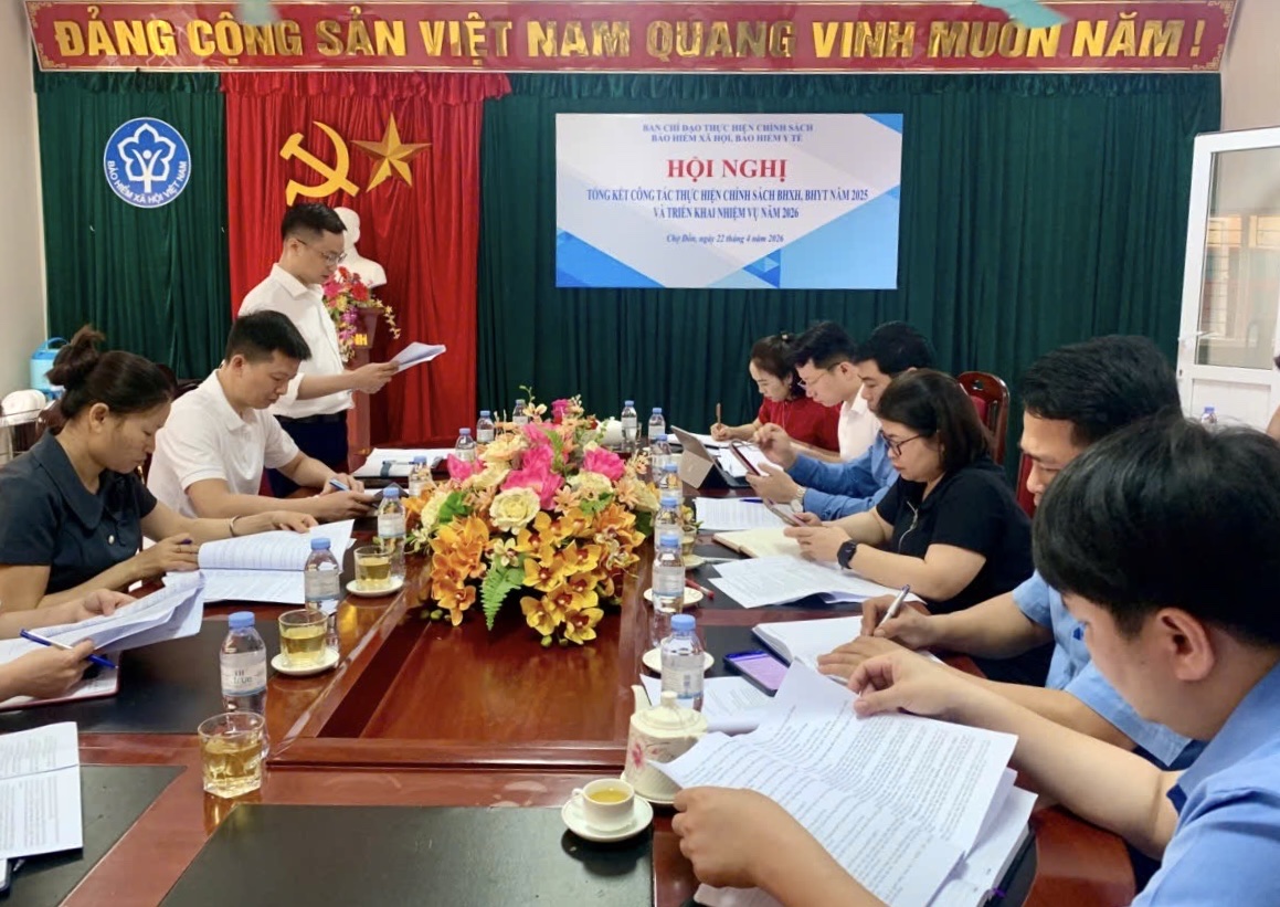Hội nghị tổng kết thực hiện chính sách BHXH, BHYT năm 2025 và triển khai nhiệm vụ năm 2026