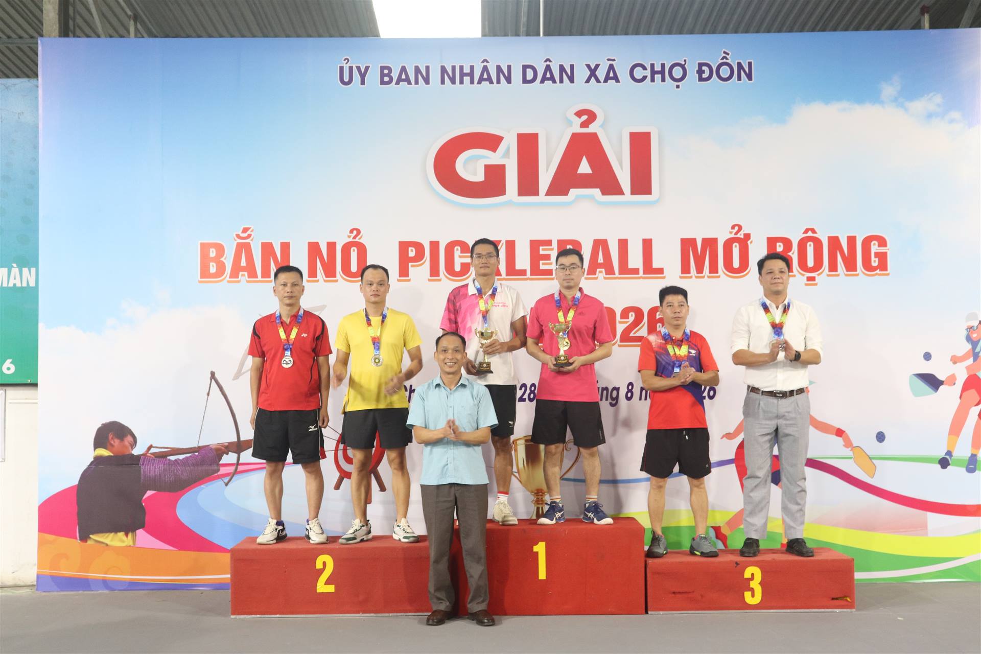 Tổ chức thành công Giải Pickleball xã Chợ Đồn mở rộng năm 2026   