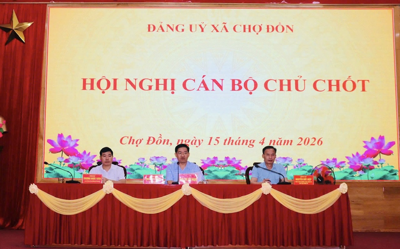  Đảng ủy xã Chợ Đồn tổ chức các Hội nghị để thực hiện các nhiệm vụ thuộc thẩm quyền