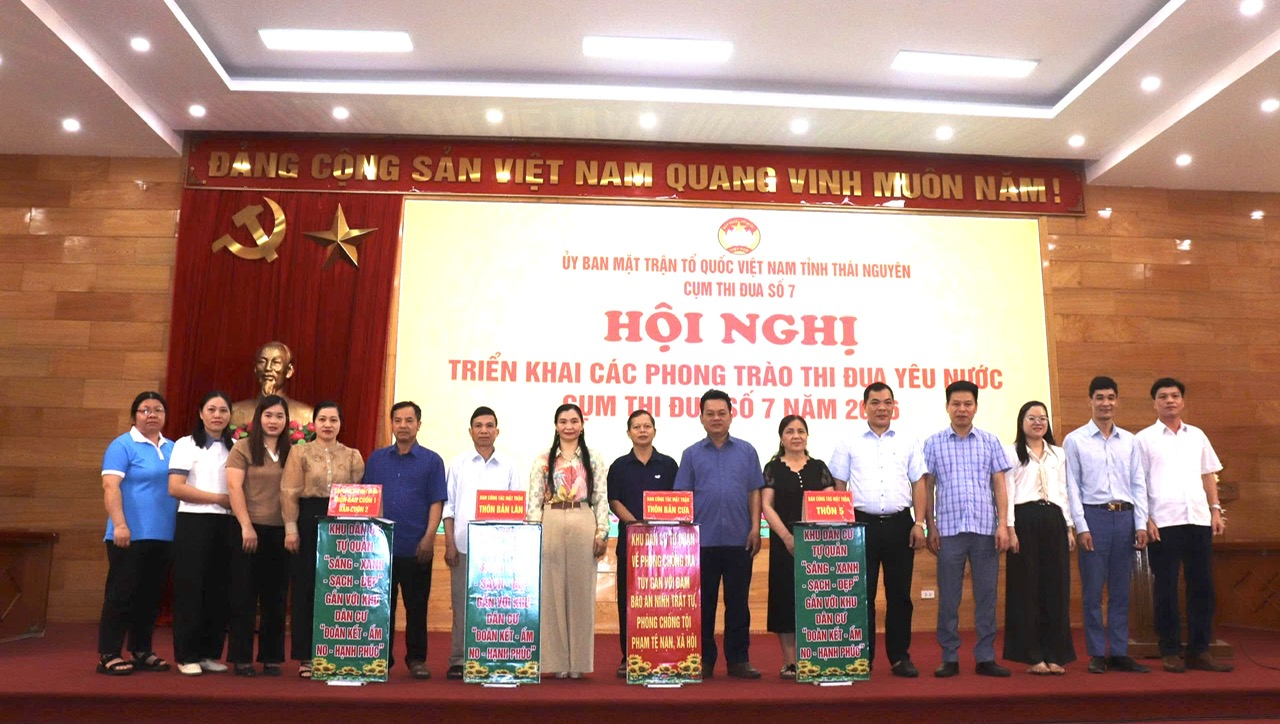 Cụm thi đua số 7 – Ủy ban MTTQ Việt Nam tỉnh Thái Nguyên triển khai công tác thi đua năm 2026