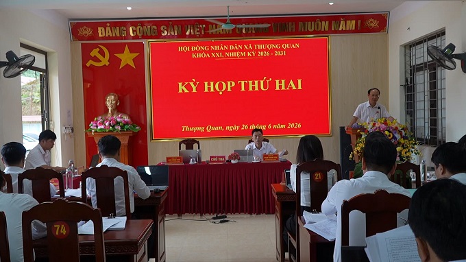 HĐND xã Thượng Quan tổ chức Kỳ họp thứ Hai (Kỳ họp thường lệ giữa năm)