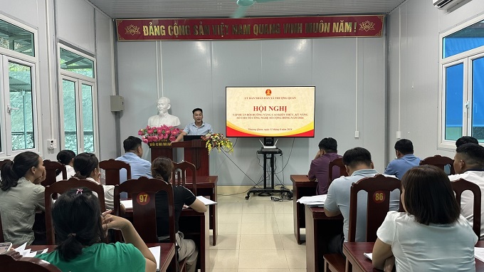 Tập huấn bồi dưỡng nâng cao kiến thức, kỹ năng cho Tổ công nghệ số cộng đồng