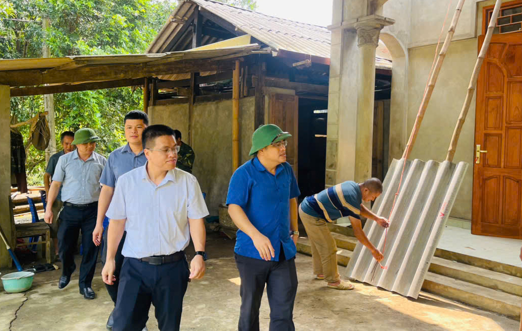 Xã Hiệp Lực: Mưa, lốc gây thiệt hại về nhà ở và sản xuất nông nghiệp