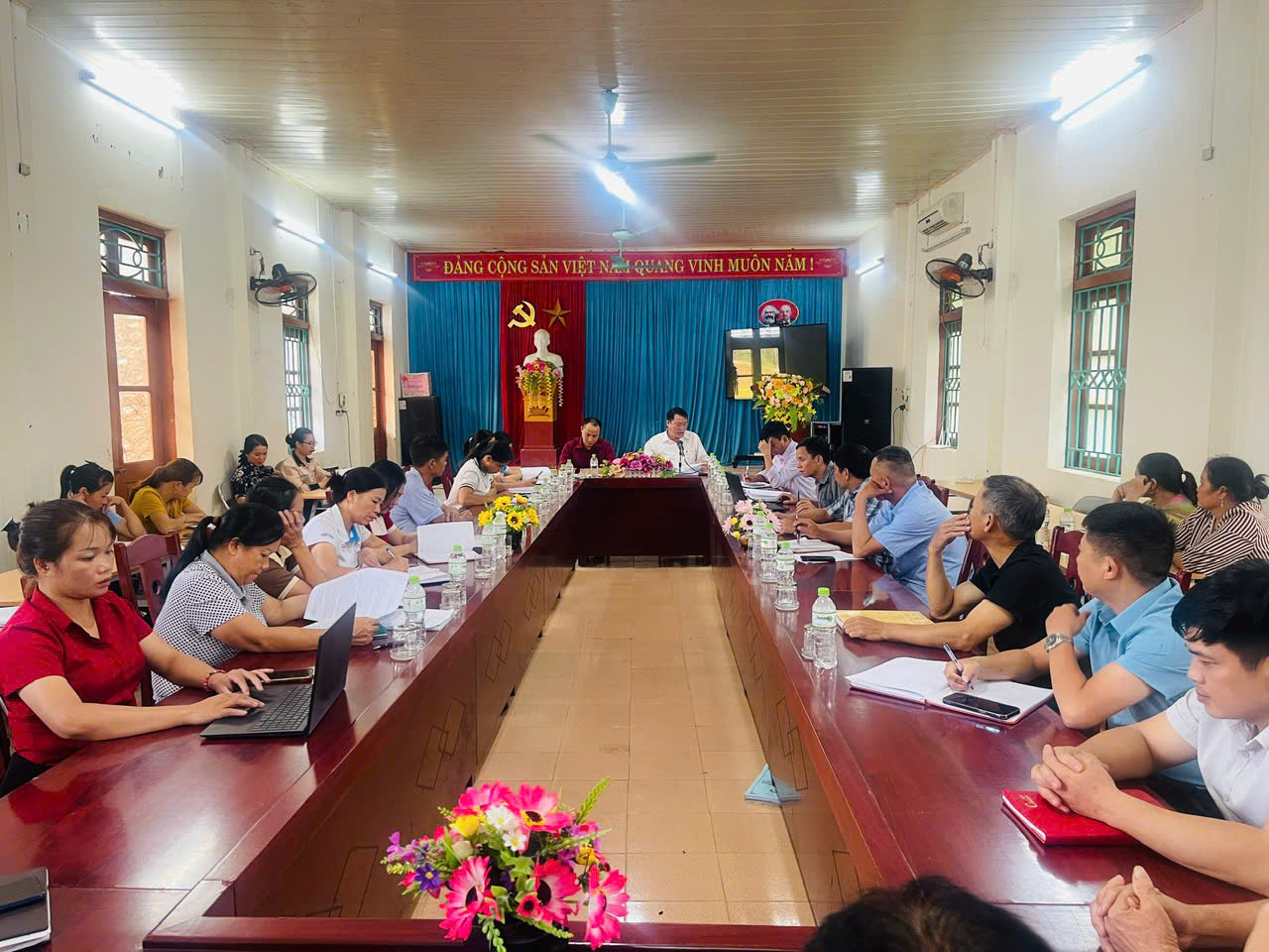 Xã Tân Kỳ sẵn sàng cho Đại hội Đại biểu Ủy ban MTTQ Việt Nam xã lần thứ I, nhiệm kỳ 2025-2030