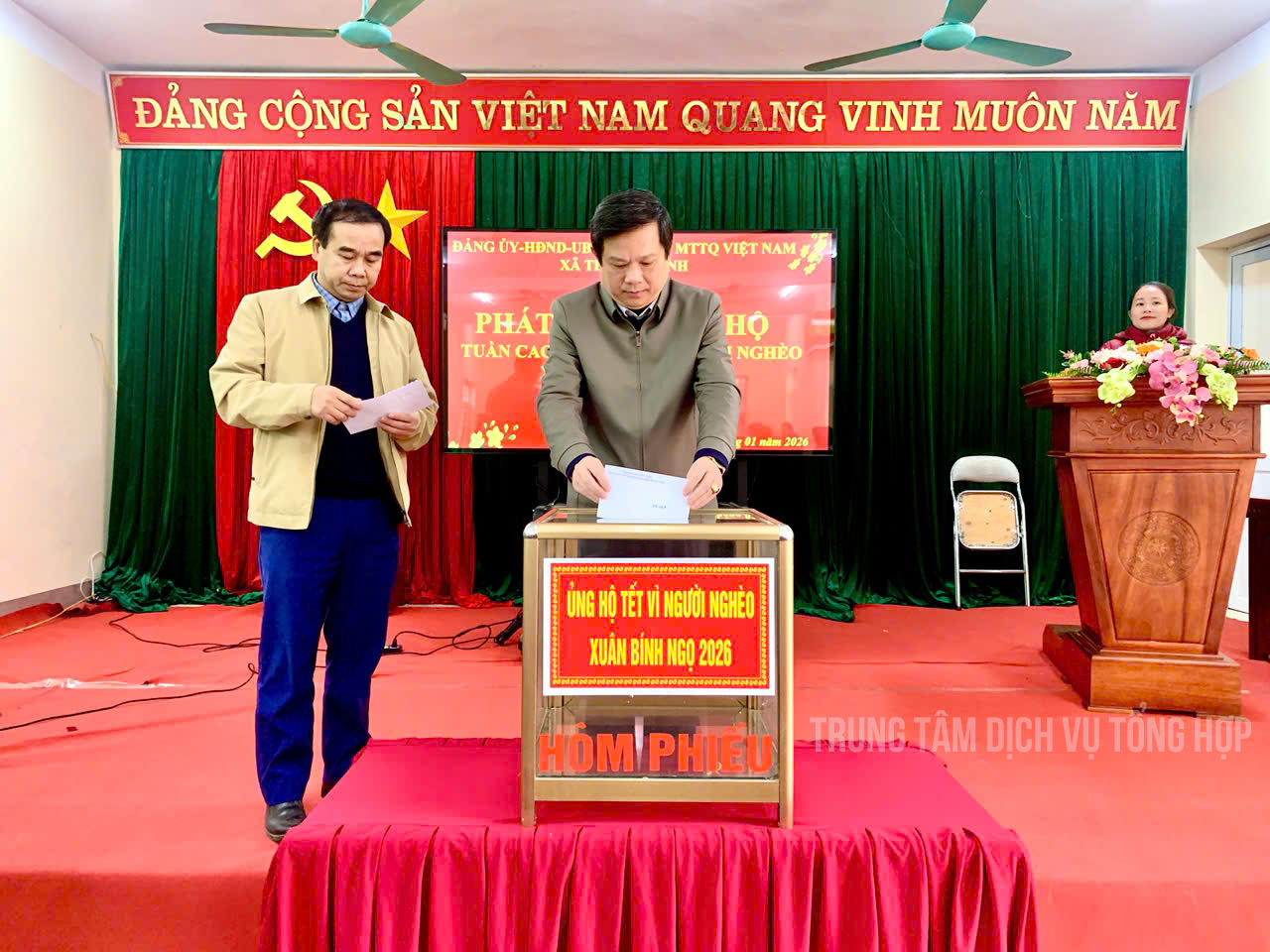 XÃ THANH THỊNH PHÁT ĐỘNG HƯỞNG ỨNG TUẦN CAO ĐIỂM “TẾT VÌ NGƯỜI NGHÈO” XUÂN BÍNH NGỌ 2026