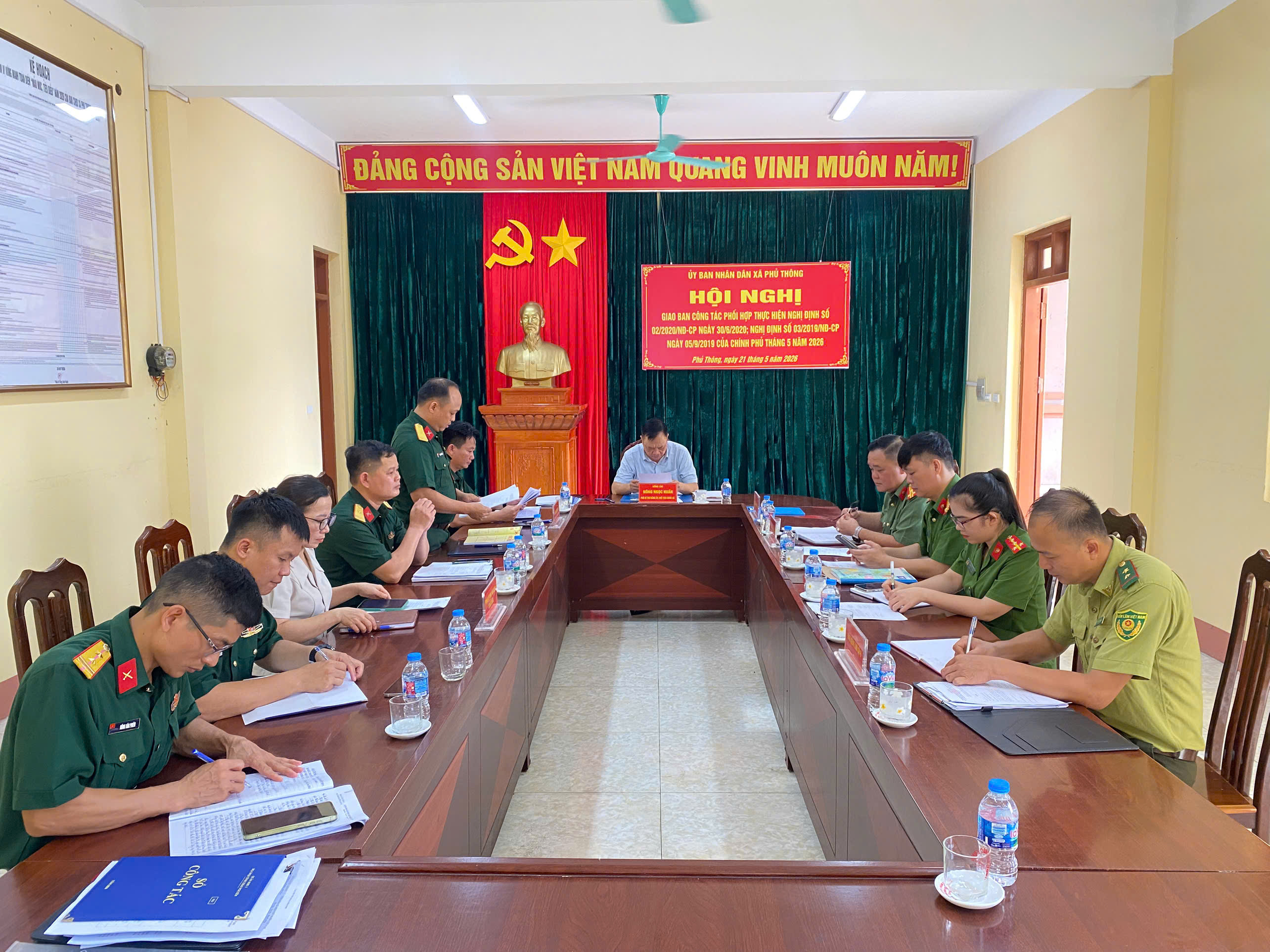 HỘI NGHỊ GIAO BAN CÔNG TÁC PHỐI HỢP THỰC HIỆN NGHỊ ĐỊNH SỐ 02/2020 VÀ NGHỊ ĐỊNH SỐ 03/2019 CỦA CHÍNH PHỦ THÁNG 5/2026