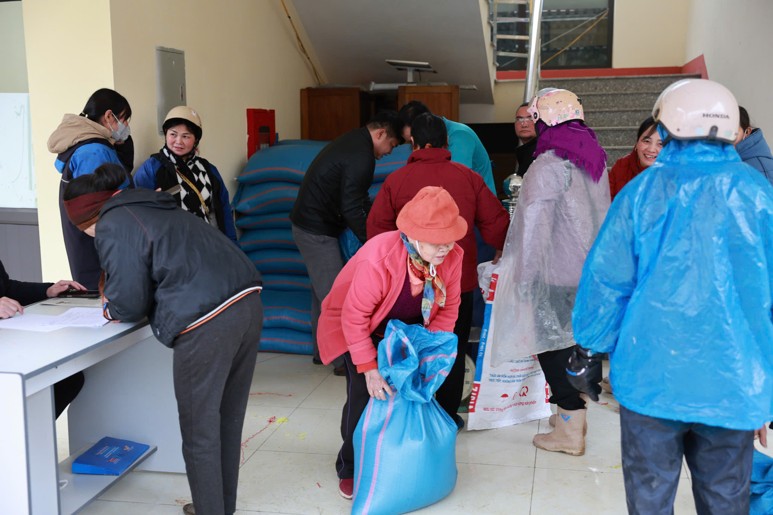 Xã Trần Phú cấp phát gạo hỗ trợ nhân dân dịp Tết Nguyên Đán  Bính Ngọ 2026