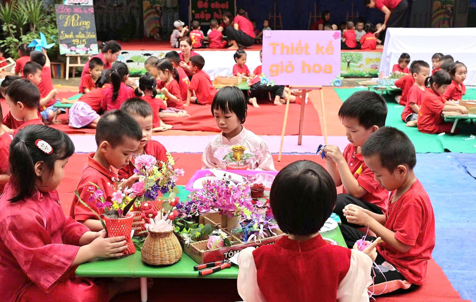 Trường Mầm non Cư Lễ tổ chức “Ngày hội Stem”