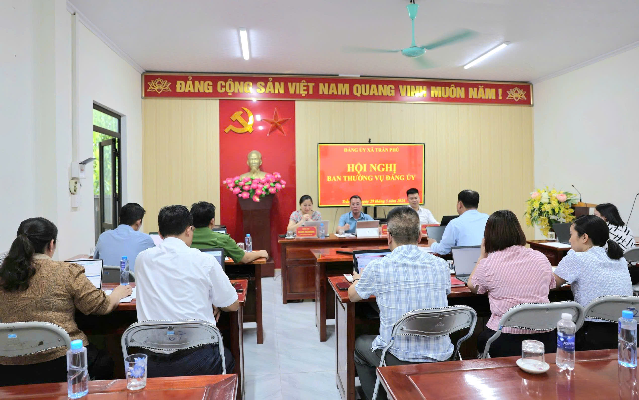 Hội nghị Ban Thường vụ Đảng ủy xã Trần Phú
