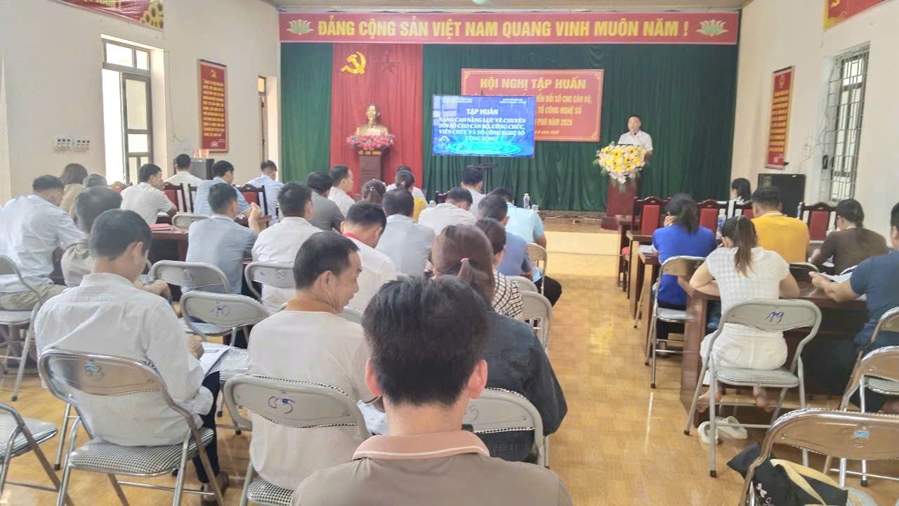 Tập huấn nâng cao kỹ năng số cho cán bộ, công chức, viên chức, Tổ công nghệ số cộng đồng năm 2026