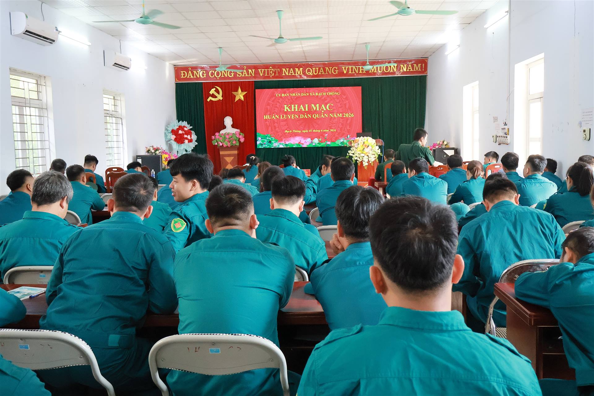 XÃ BẠCH THÔNG KHAI MẠC HUẤN LUYỆN DÂN QUÂN NĂM 2026