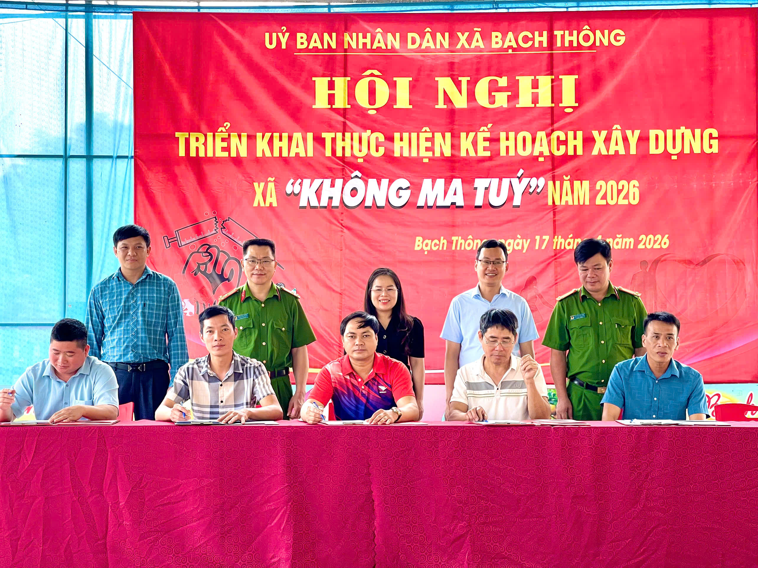 Xã Bạch Thông tổ chức Hội nghị triển khai Kế hoạch xây dựng xã "Không ma túy" năm 2026