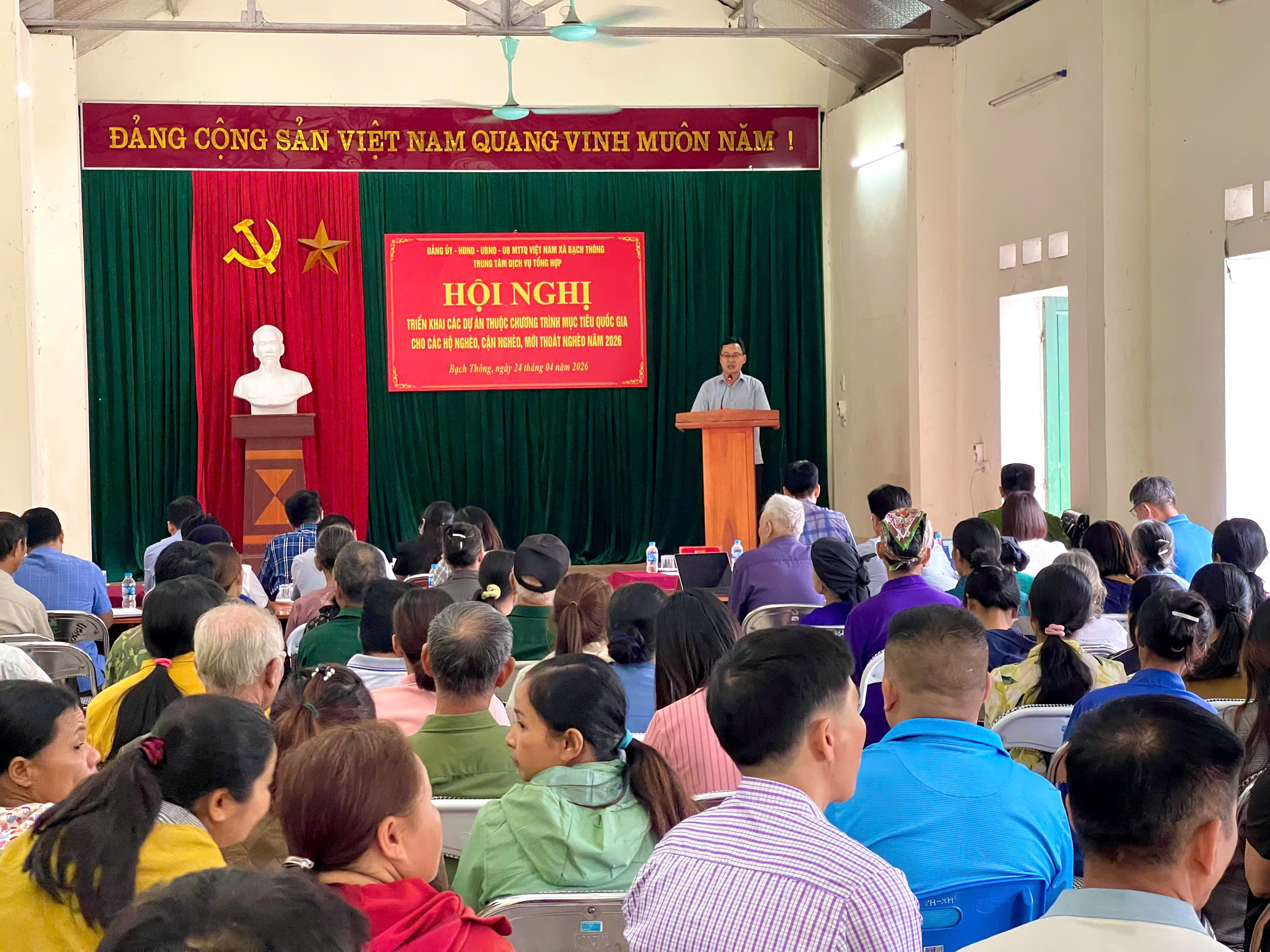 Xã Bạch Thông triển khai các dự án mục tiêu quốc gia hỗ trợ hộ nghèo năm 2026