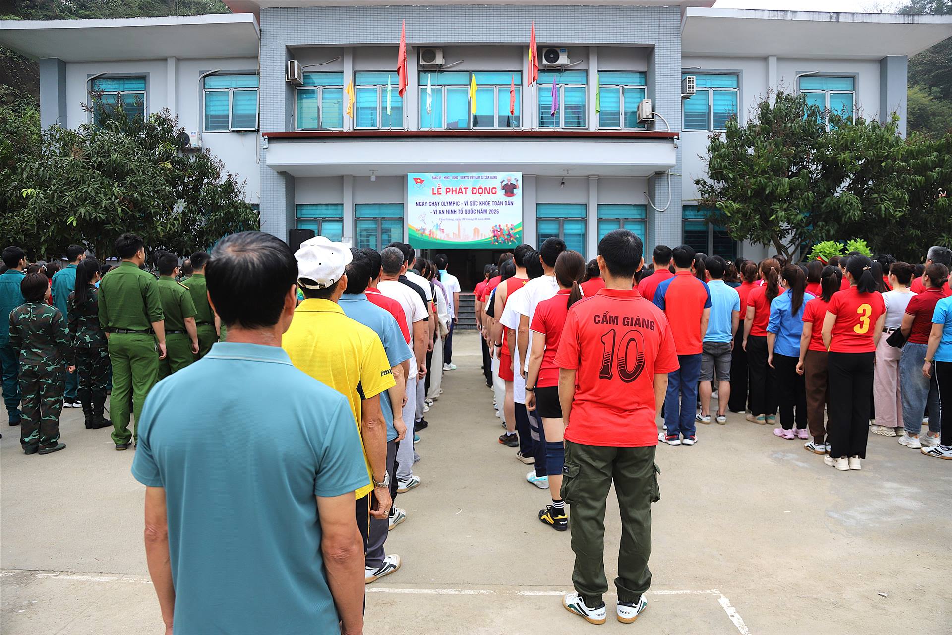 XÃ CẨM GIÀNG TỔ CHỨC “NGÀY CHẠY OLYMPIC - VÌ SỨC KHOẺ TOÀN DÂN- VÌ AN NINH TỔ QUỐC” NĂM 2026