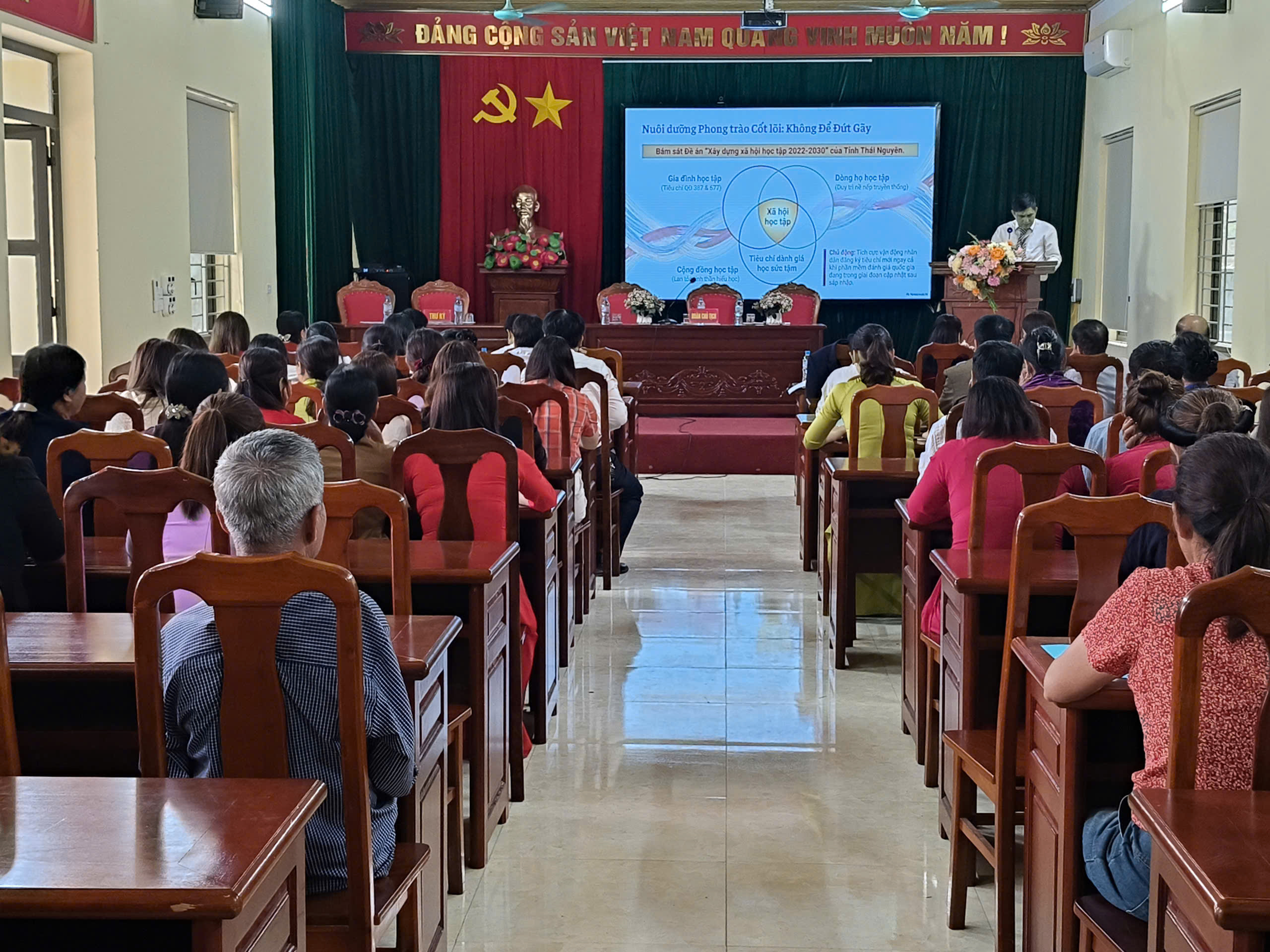 ĐẠI HỘI ĐẠI BIỂU HỘI KHUYẾN HỌC XÃ CẨM GIÀNG LẦN THỨ I, NHIỆM KỲ 2026 - 2031