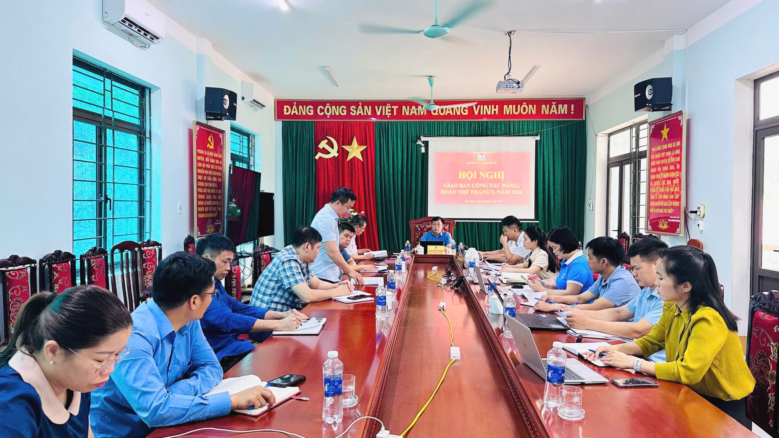 HỘI NGHỊ GIAO BAN CÔNG TÁC ĐẢNG, ĐOÀN THỂ THÁNG 5 NĂM 2026