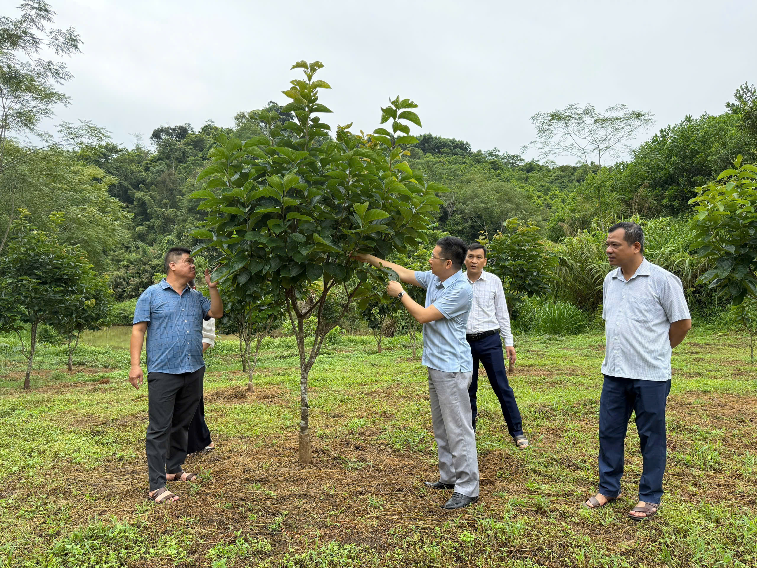 ĐOÀN CÔNG TÁC XÃ CÔN MINH THĂM, NẮM TÌNH HÌNH NHÂN DÂN THÔN KHUỔI KHEO