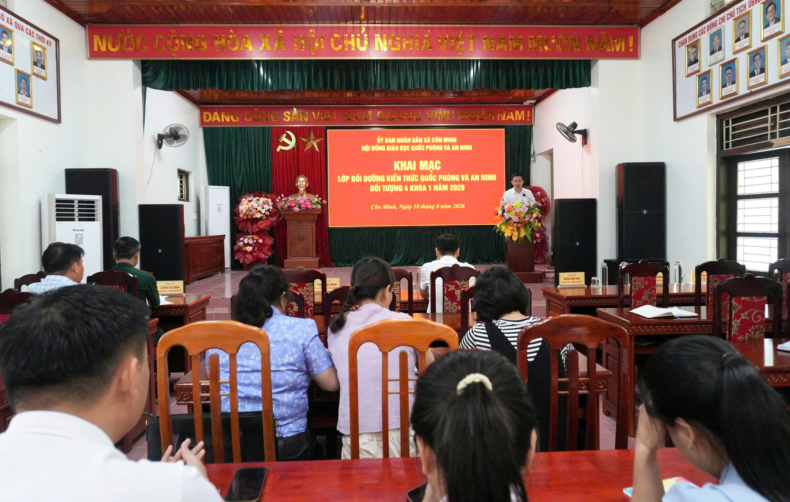 Côn Minh khai mạc lớp bồi dưỡng kiến thức quốc phòng và an ninh đối tượng 4 năm 2026