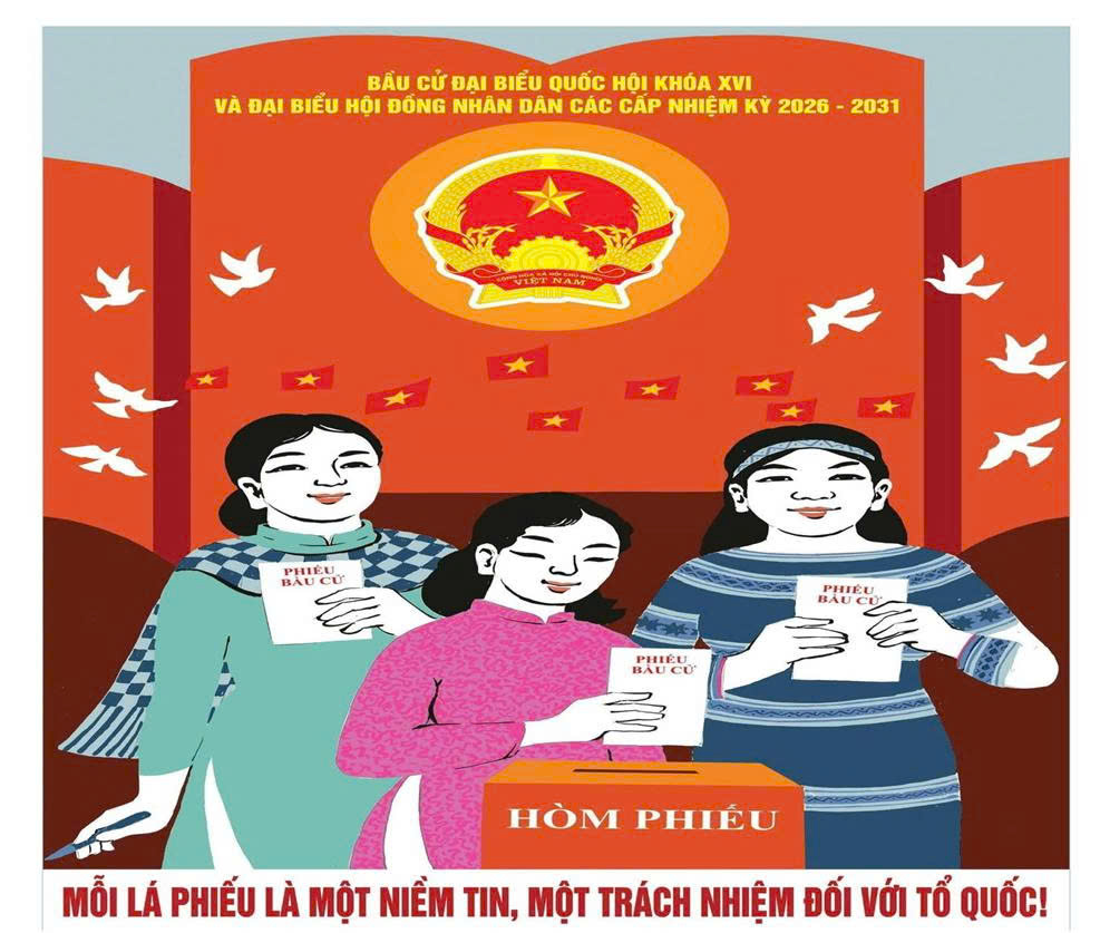 CÔN MINH ĐẨY MẠNH TUYÊN TRUYỀN HƯỚNG TỚI NGÀY HỘI  BẦU CỬ TOÀN DÂN 15/3/2026