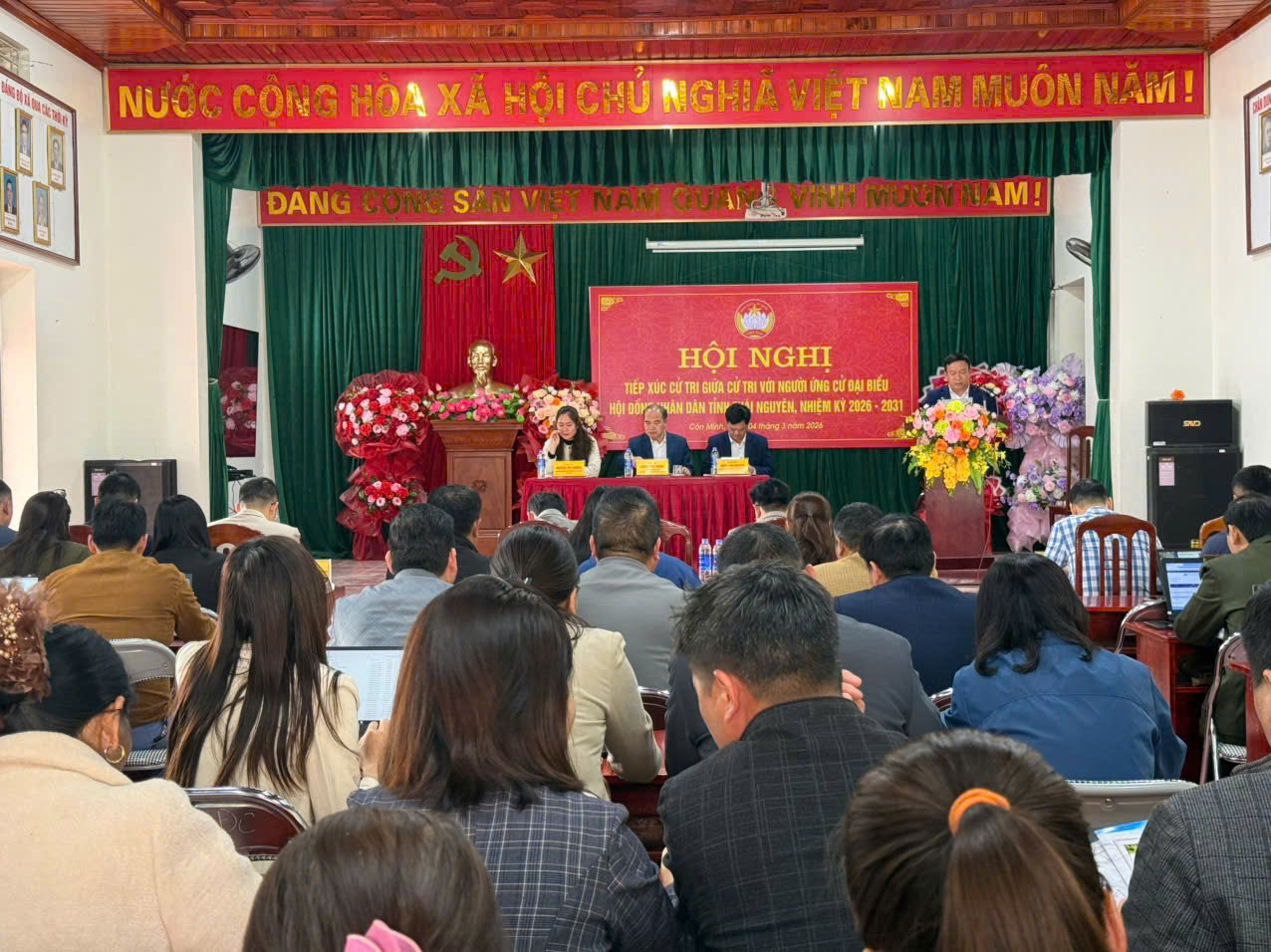 TIẾP XÚC CỬ TRI VỚI NGƯỜI ỨNG CỬ ĐẠI BIỂU HĐND TỈNH NHIỆM KỲ 2026–2031 TẠI ĐƠN VỊ BẦU CỬ SỐ 26