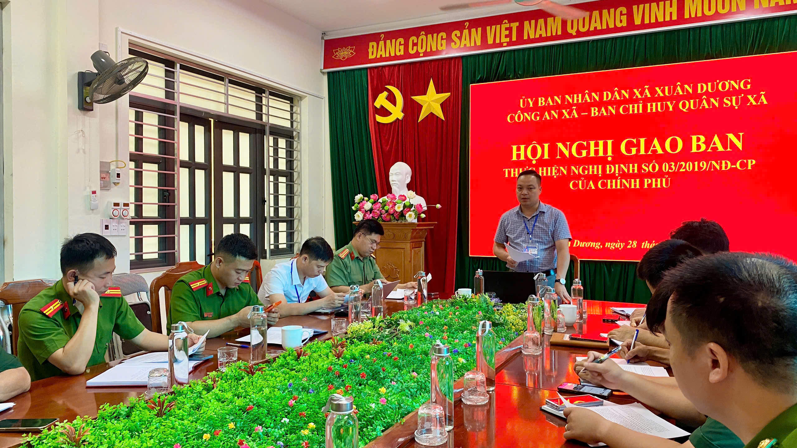Xã Xuân Dương tổ chức Hội nghị giao ban thực hiện Nghị định 03/2019/NĐ-CP của Chính phủ