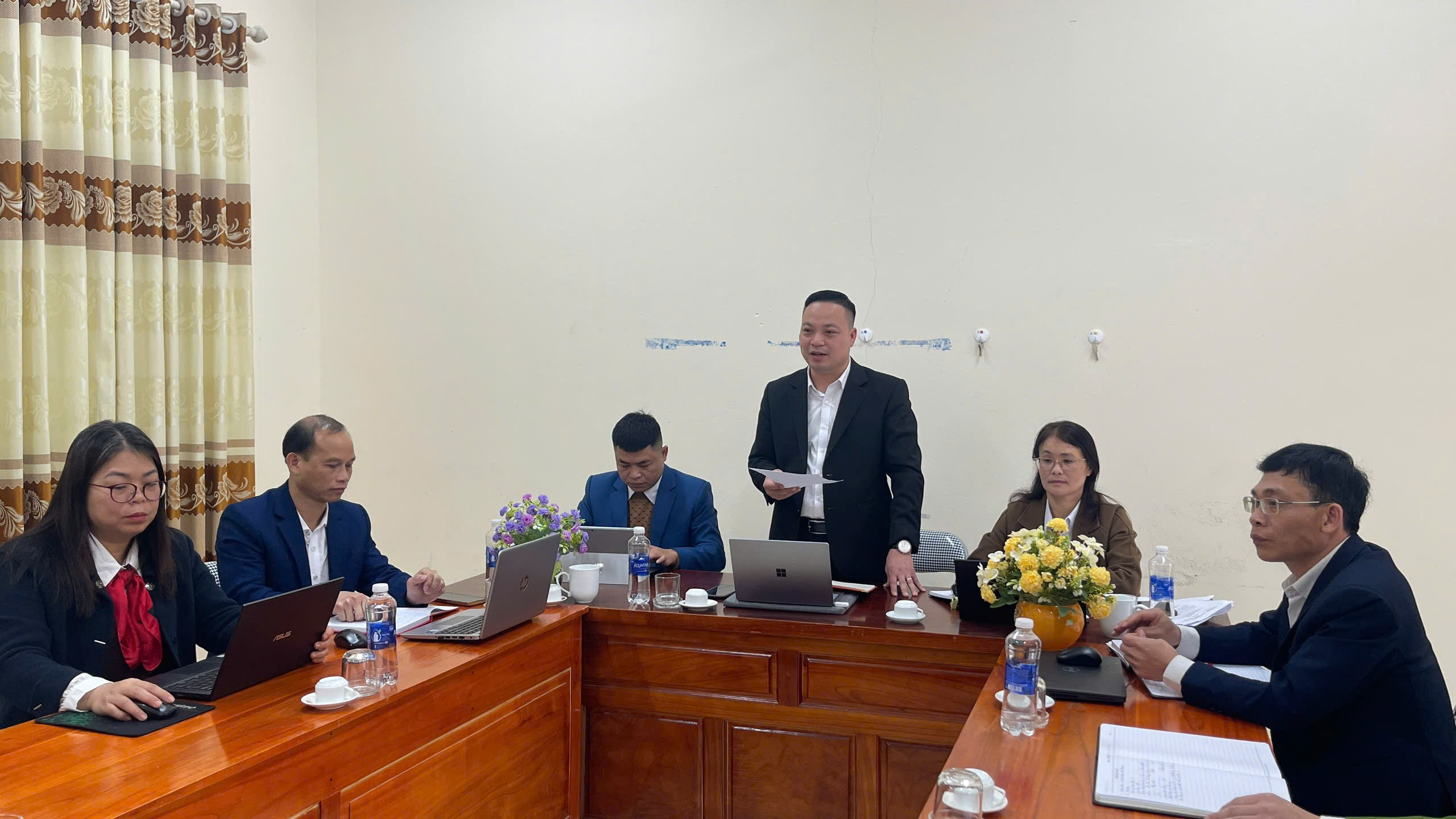      Ủy ban bầu cử xã Xuân Dương họp thống nhất nhiệm vụ bầu cử nhiệm kỳ 2026 – 2031