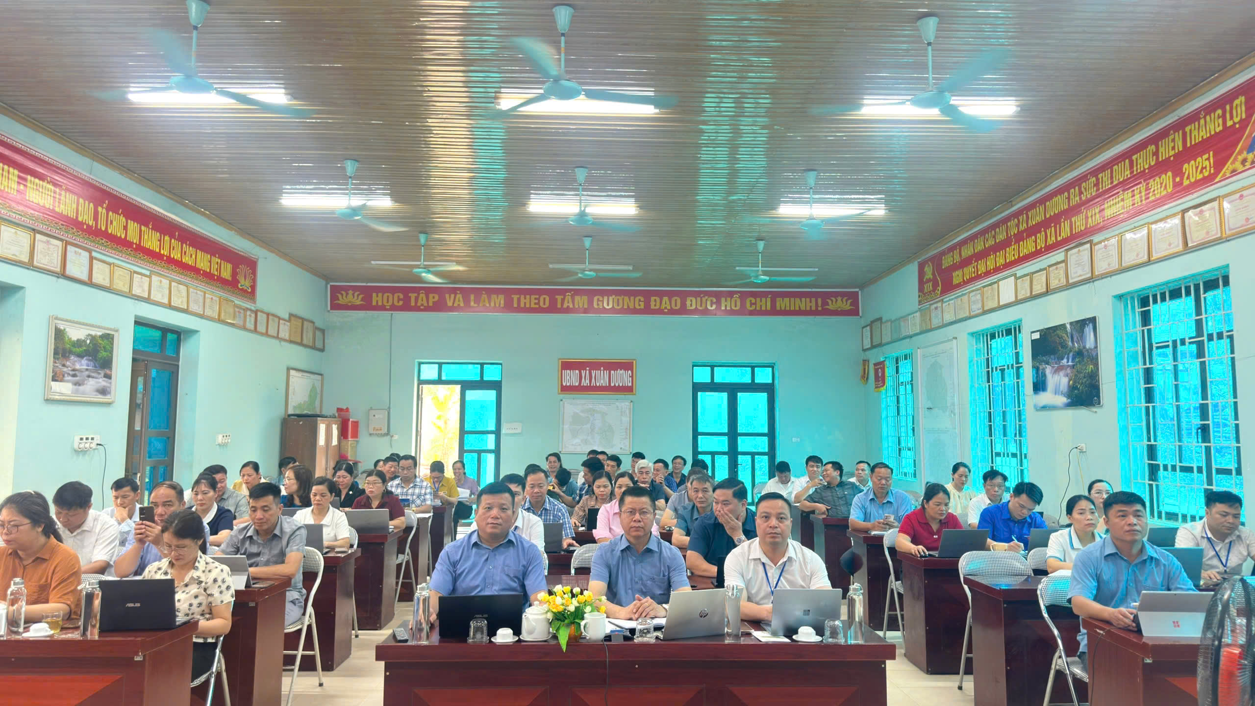 Xã Xuân Dương: Gần 150 đại biểu nghe quán triệt Nghị quyết Trung ương 2 khóa XIV