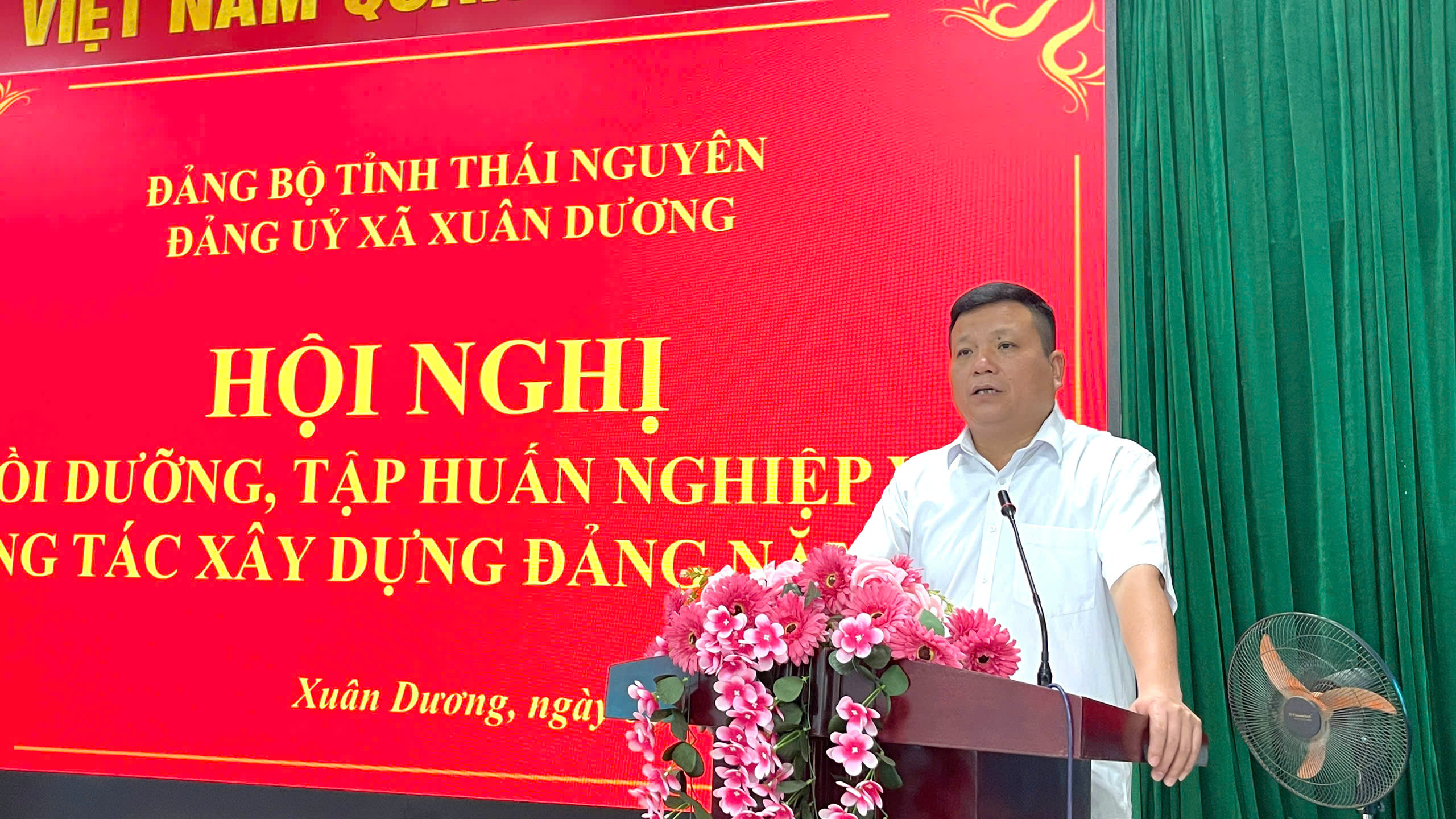 Xã Xuân Dương tập huấn nghiệp vụ Đảng cho các chi bộ