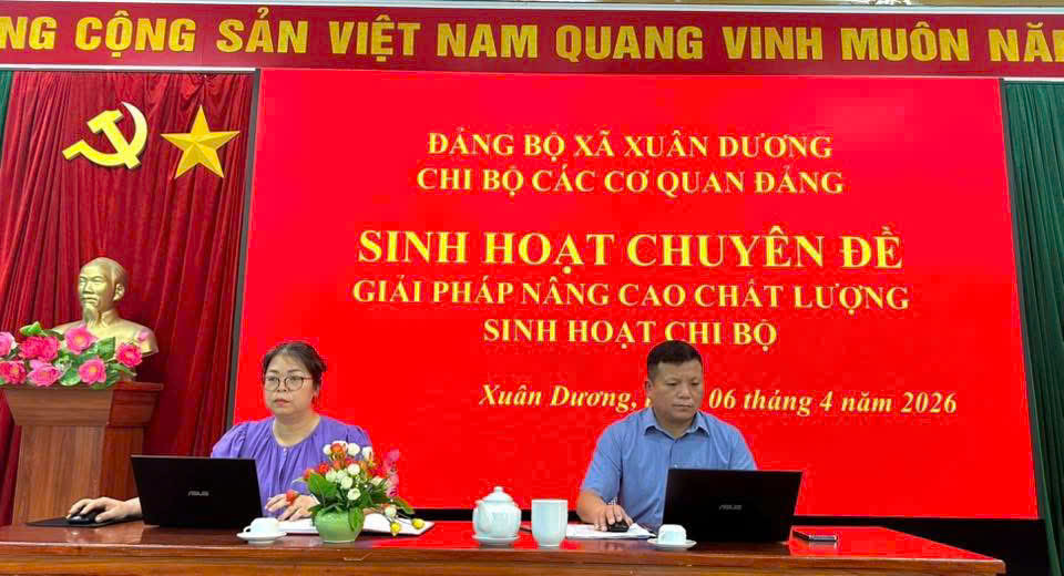 Chi bộ Cơ quan Đảng đã tổ chức sinh hoạt chuyên đề với nội dung “Nâng cao chất lượng sinh hoạt chi bộ”