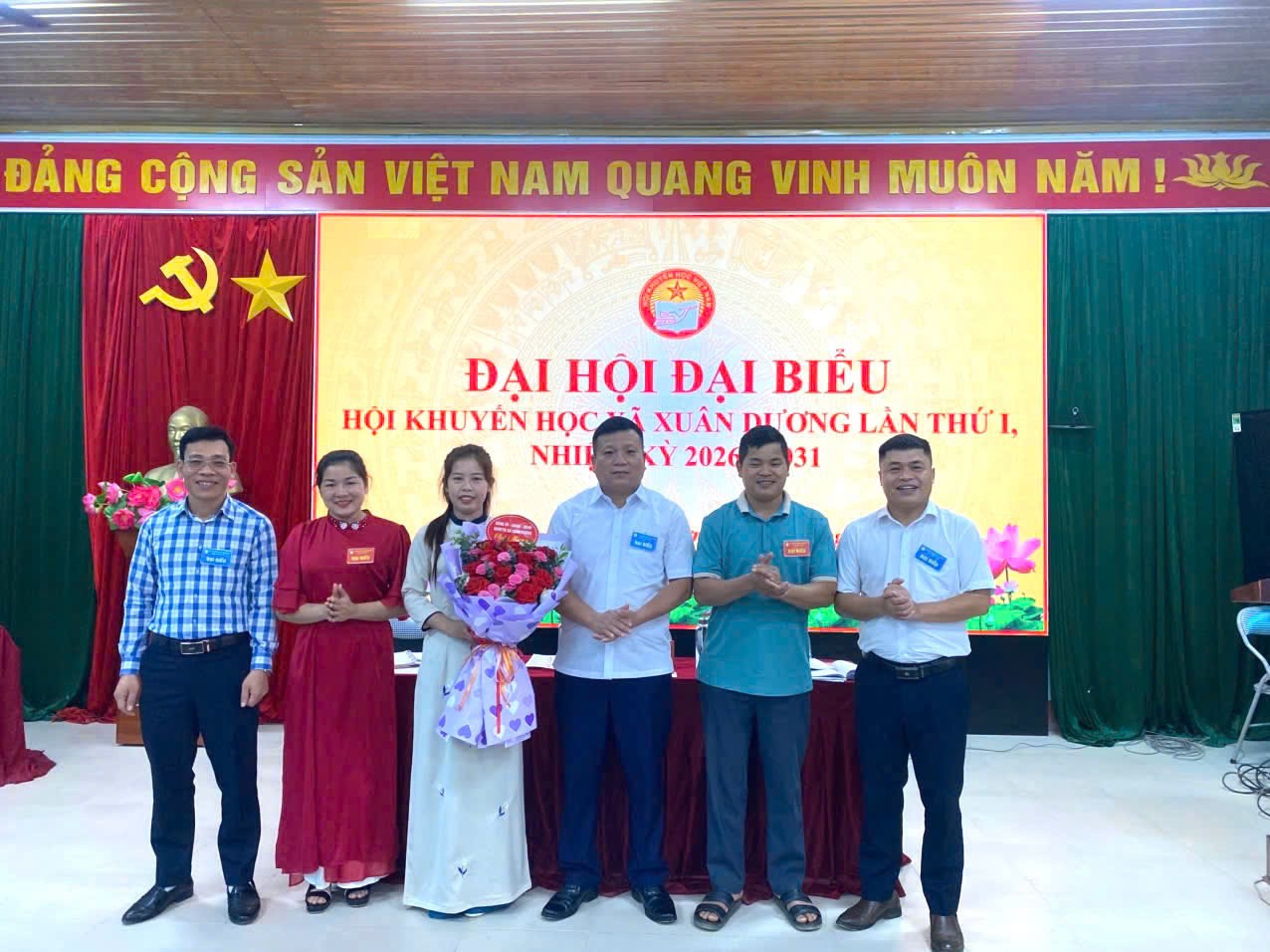 Đại hội đại biểu Hội khuyến học xã Xuân Dương lần thứ I, nhiệm kỳ 2026-2031