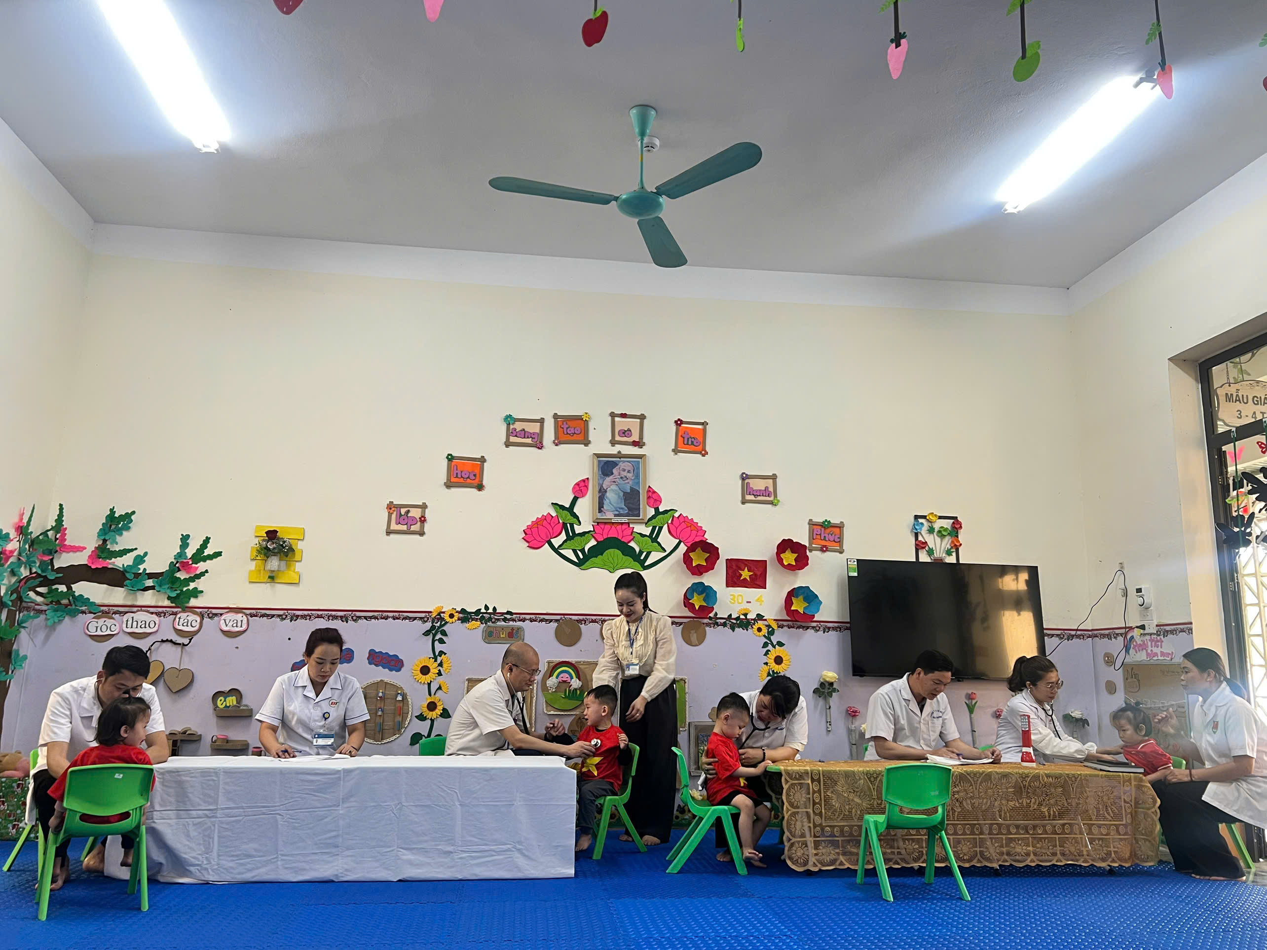TRƯỜNG MẦM NON SỸ BÌNH CHỦ ĐỘNG CHĂM SÓC, BẢO VỆ SỨC KHỎE HỌC SINH