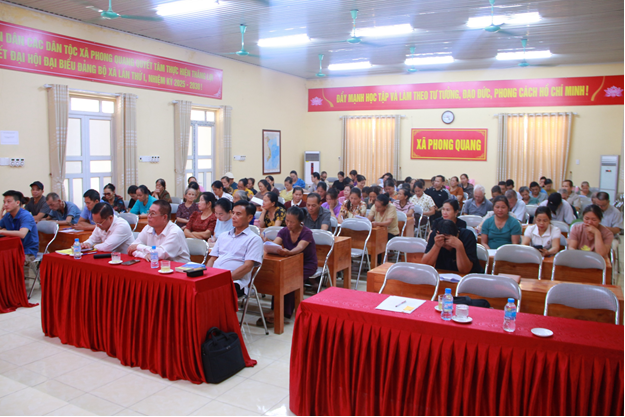 Tuyên truyền, phổ biến pháp luật cho Nhân dân xã Phong Quang 