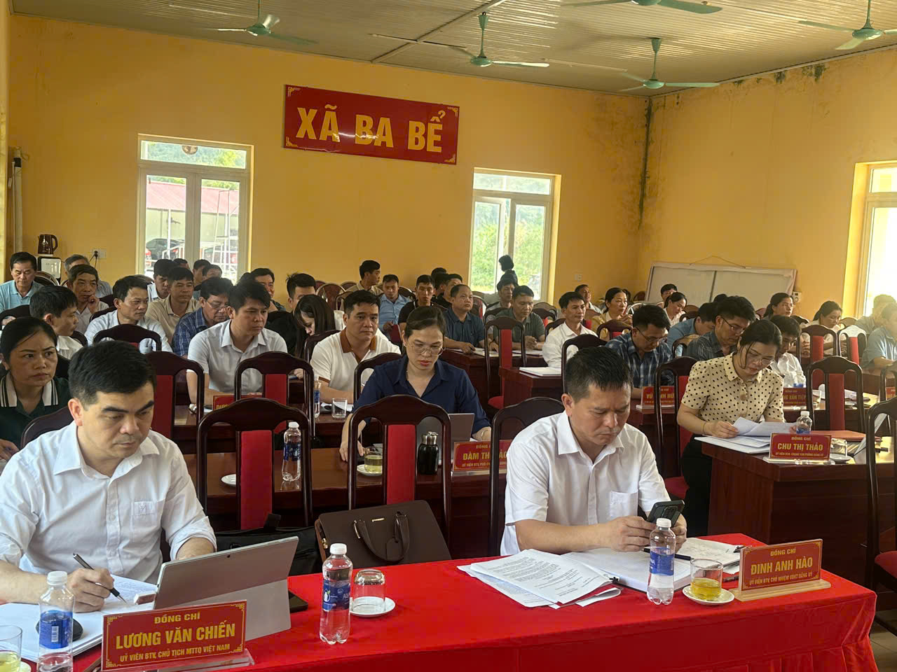 Đảng ủy xã Ba Bể tổ chức Hội nghị về quy trình công tác cán bộ  nhiệm kỳ 2025 - 2030.