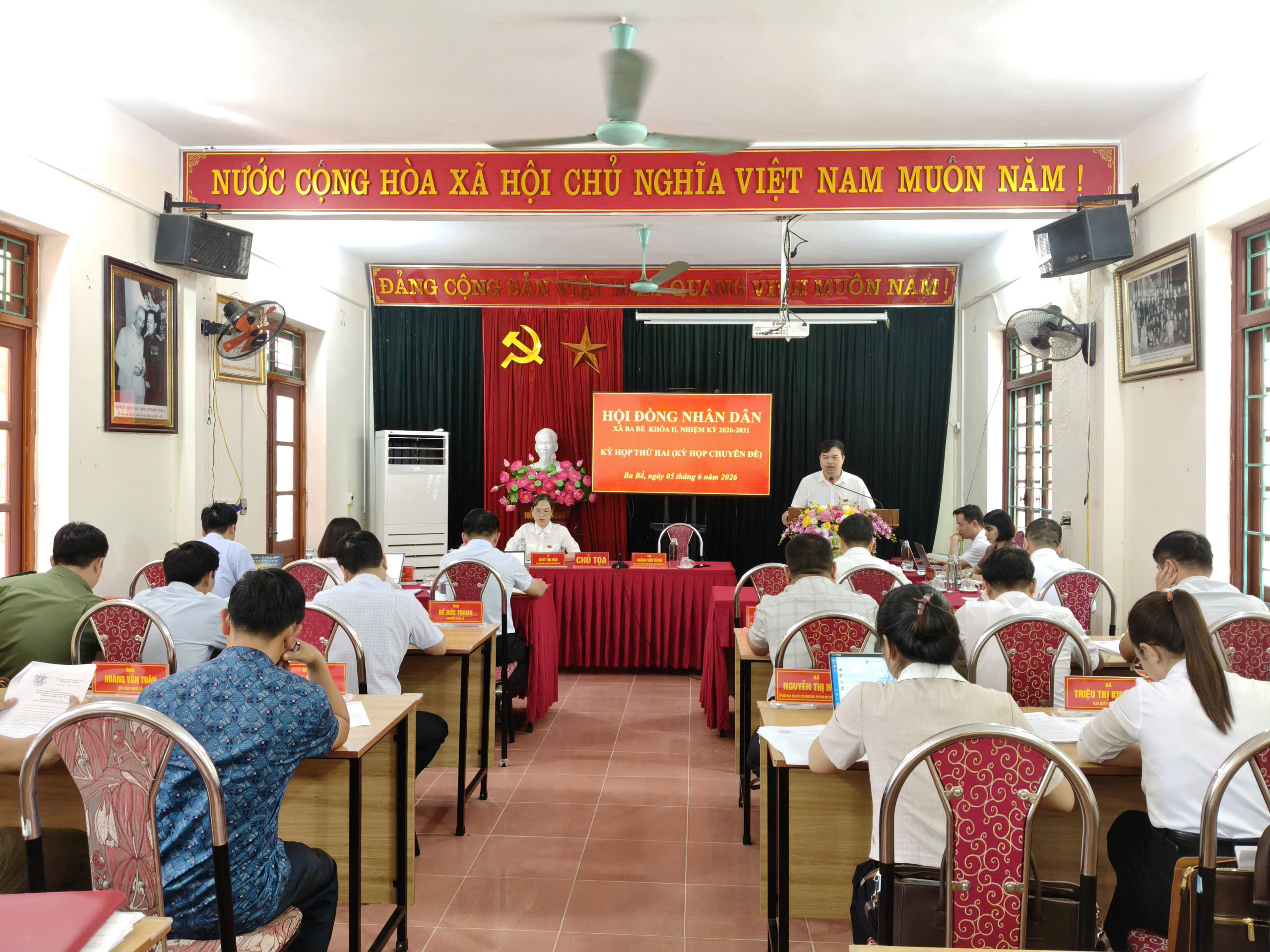 HĐND xã tổ chức Kỳ họp thứ hai (chuyên đề), khóa II, nhiệm kỳ 2026 – 2031