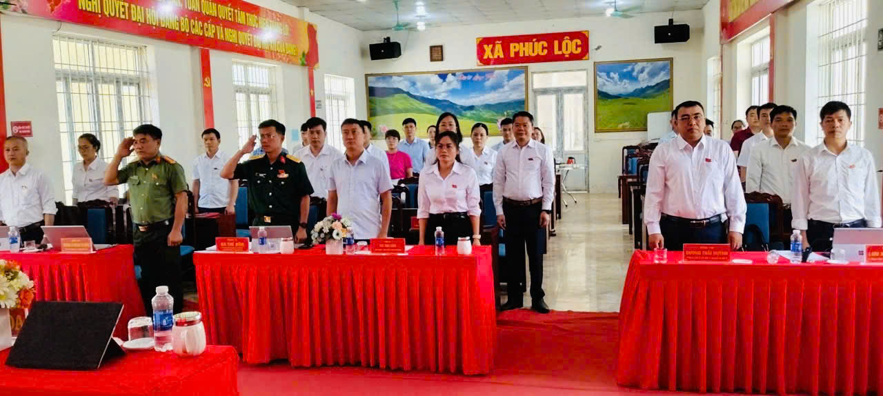 Hội đồng nhân dân xã Phúc Lộc khóa XXI, nhiệm kỳ 2026 - 2031 tổ chức Kỳ họp thứ tư (kỳ họp chuyên đề)
