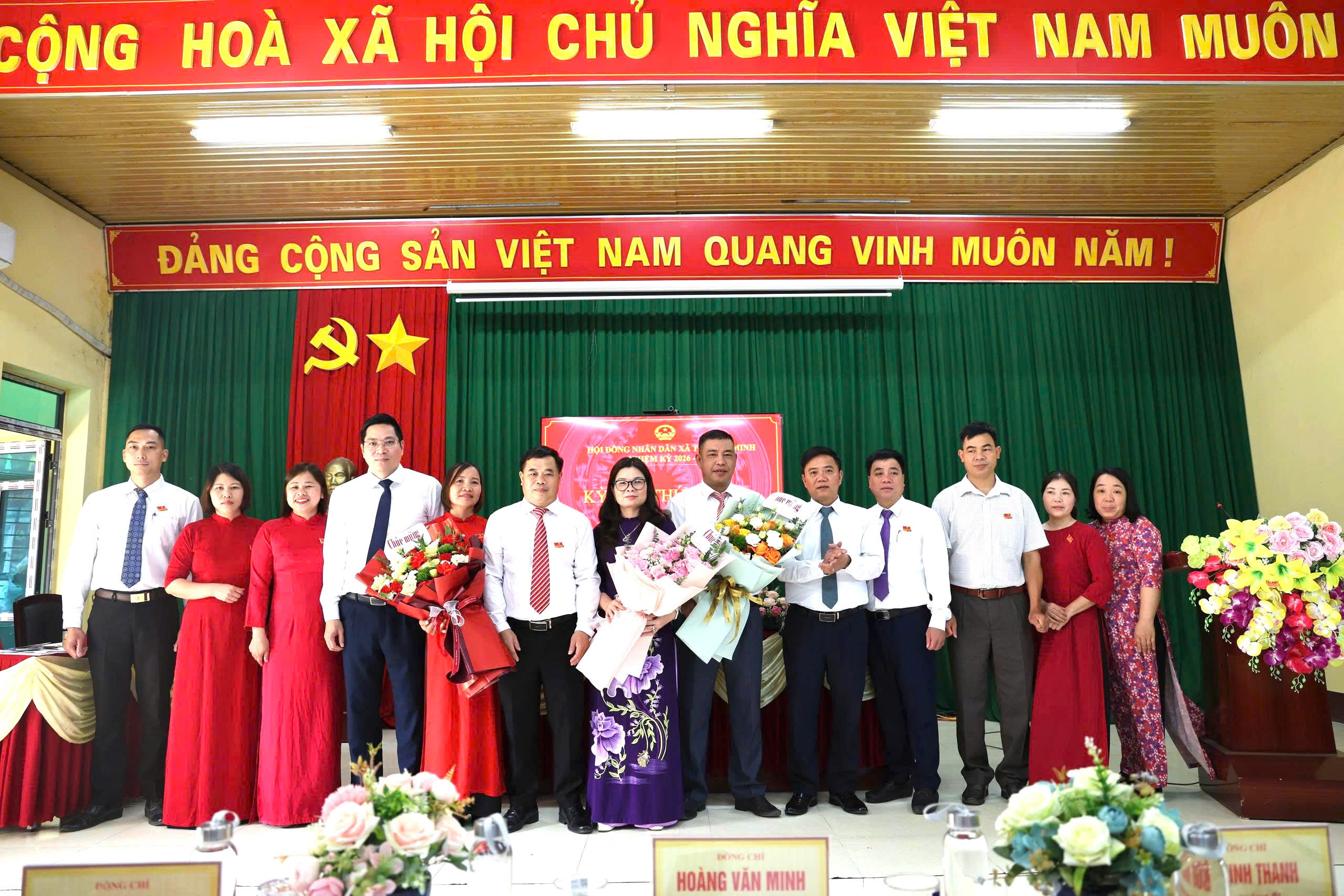 HĐND XÃ THƯỢNG MINH KHOÁ II NHIỆM KỲ 2026-2031 TỔ CHỨC KỲ HỌP THỨ NHẤT