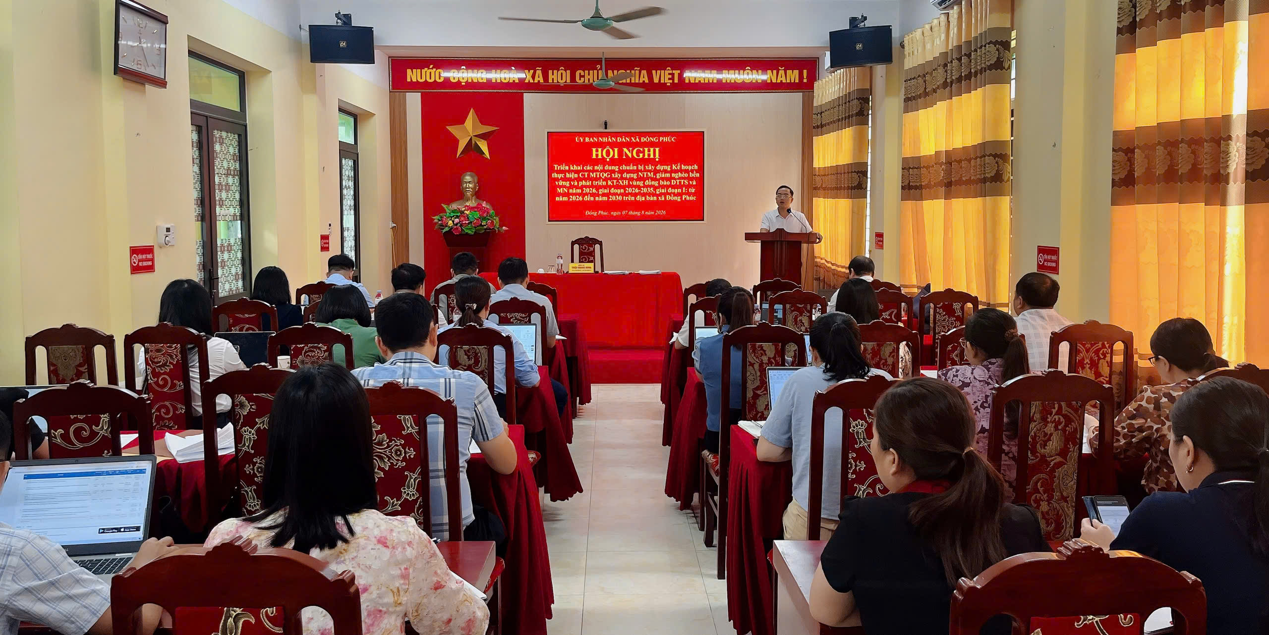 ĐỒNG PHÚC TRIỂN KHAI CHUẨN BỊ XÂY DỰNG KẾ HOẠCH THỰC HIỆN CÁC CHƯƠNG TRÌNH MỤC TIÊU QUỐC GIA GIAI ĐOẠN 2026 - 2030
