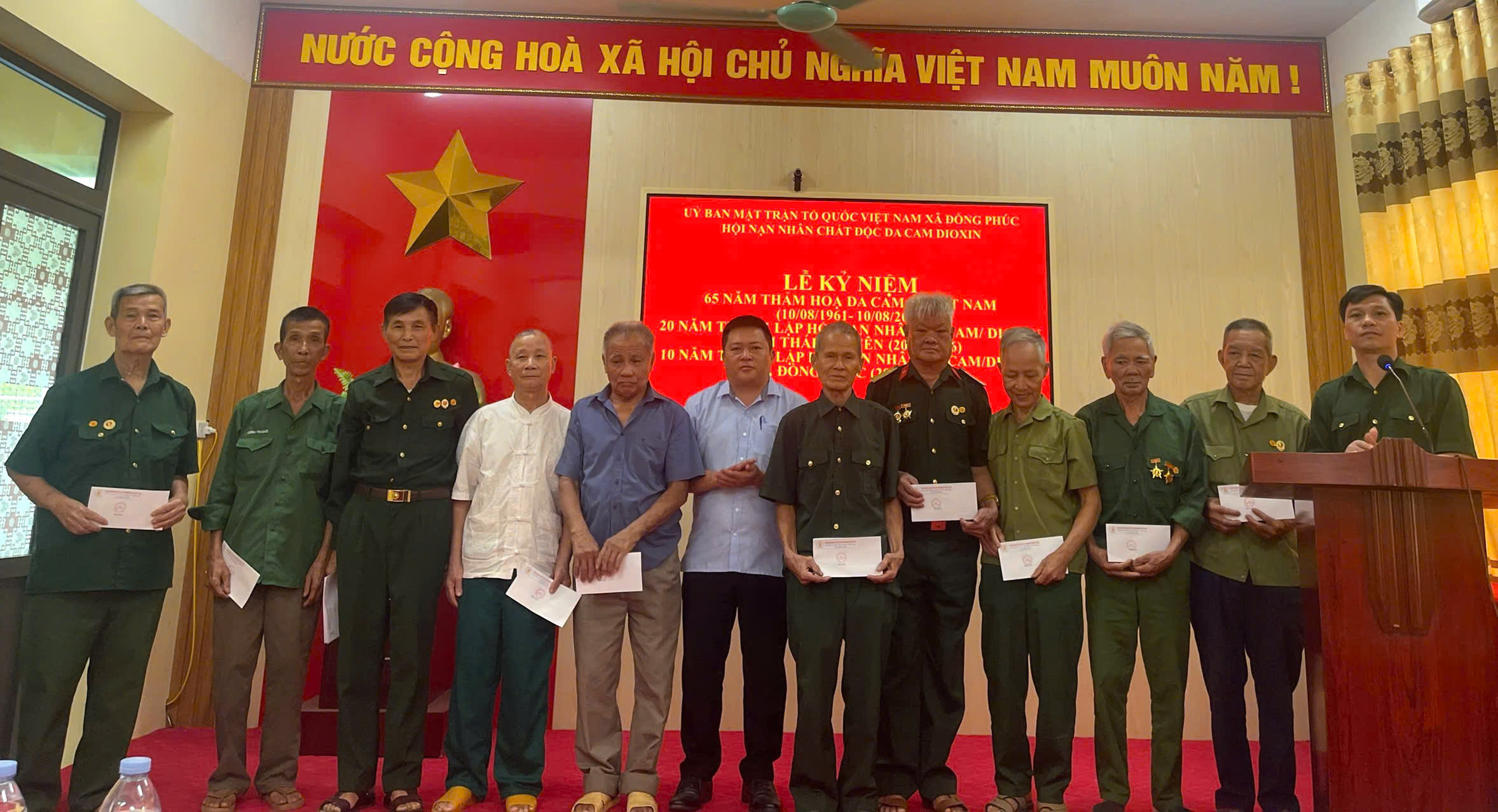 XÃ ĐỒNG PHÚC TỔ CHỨC TỌA ĐÀM KỶ NIỆM 65 NĂM NGÀY THẢM HỌA DA CAM/DIOXIN