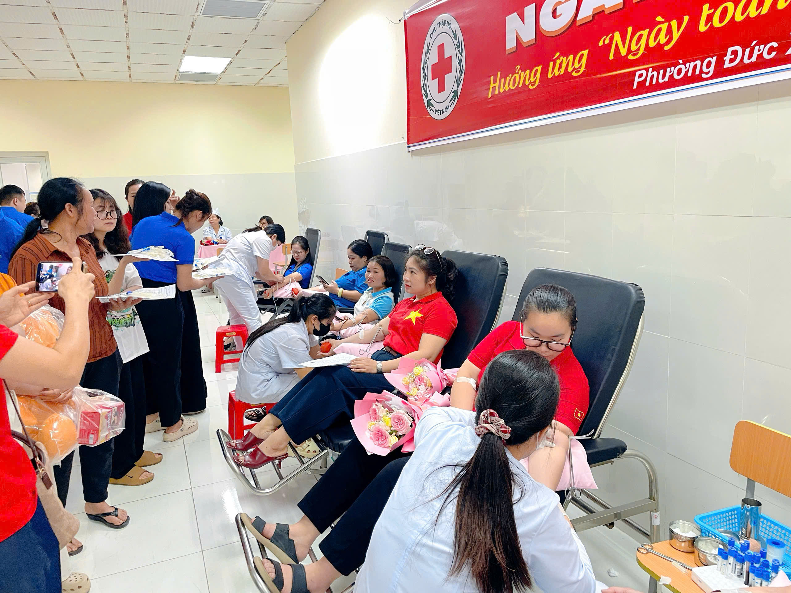 PHƯỜNG ĐỨC XUÂN VƯỢT CHỈ TIÊU TRONG NGÀY HỘI HIẾN MÁU TÌNH NGUYỆN NĂM 2026