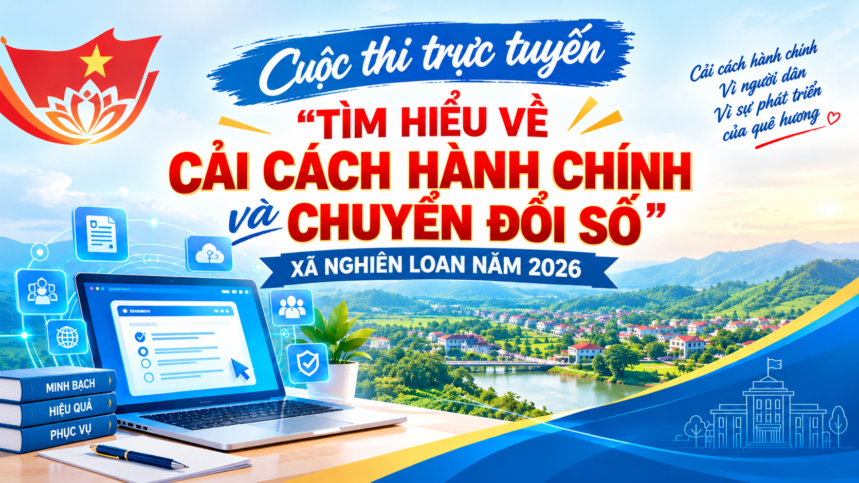 Nghiên Loan phát động tham gia Cuộc thi trực tuyến “Tìm hiểu cải cách hành chính và Chuyển đổi số” năm 2026