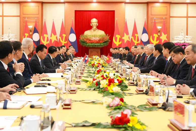 Củng cố nền tảng chính trị vững chắc, đưa quan hệ Việt - Lào ngày càng đi vào chiều sâu- Ảnh 2.