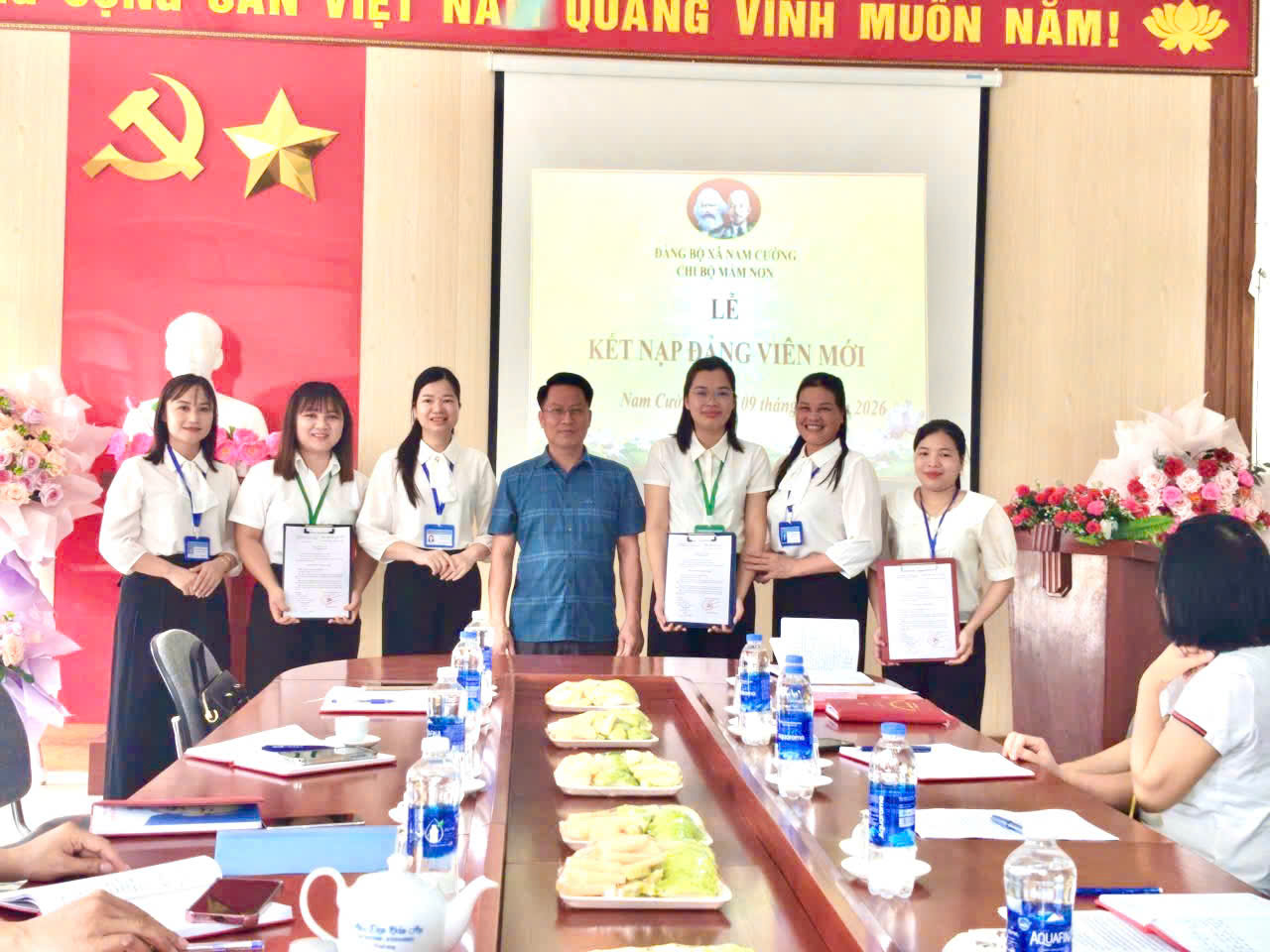 ĐẢNG ỦY XÃ NAM CƯỜNG ĐẨY MẠNH CÔNG TÁC PHÁT TRIỂN ĐẢNG VIÊN