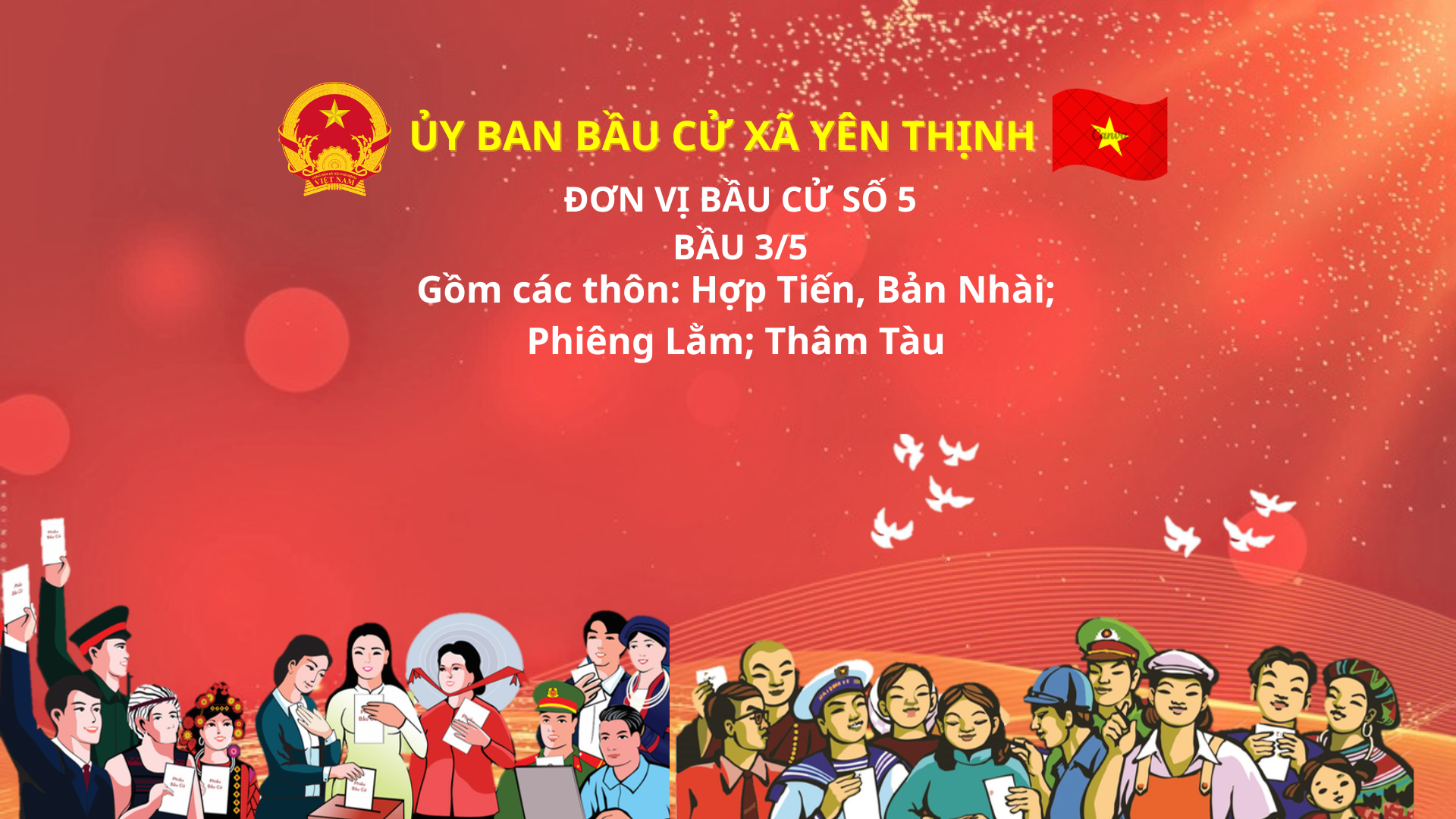DANH SÁCH ỨNG CỬ VIÊN ĐẠI BIỂU HĐND XÃ YÊN THỊNH NHIỆM KỲ 2026 – 2031