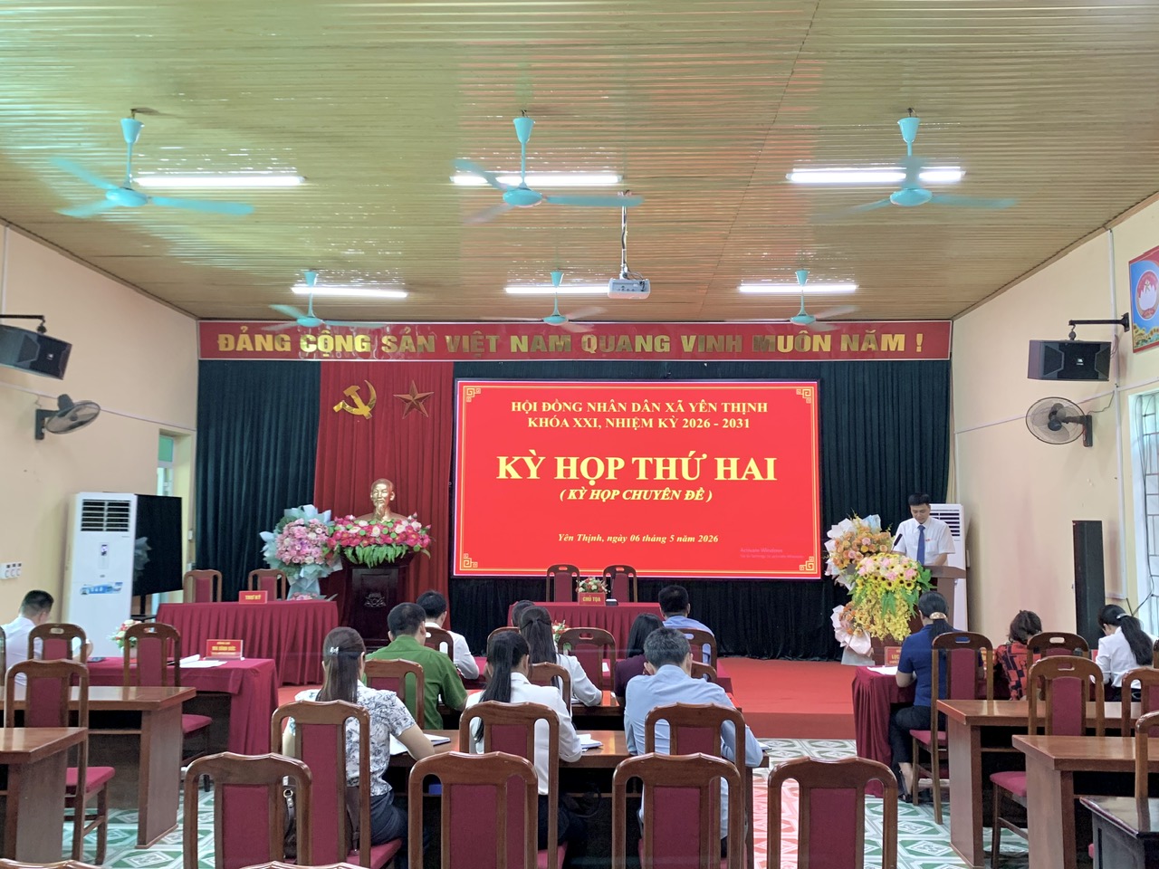 Xã Yên Thịnh tổ chức thành công Kỳ họp thứ Hai (kỳ họp chuyên đề) HĐND xã khóa XXI, nhiệm kỳ 2026–2031
