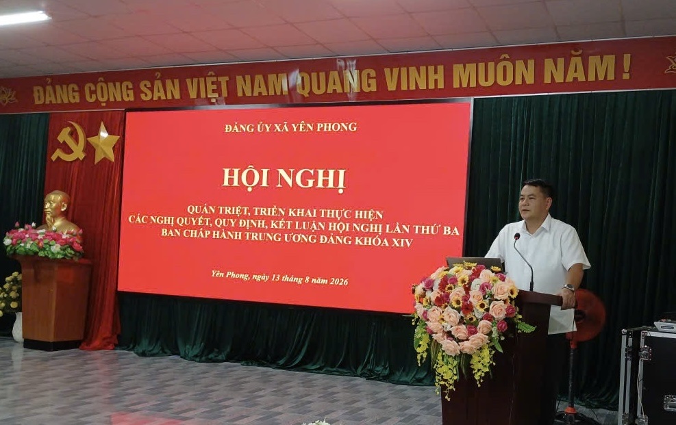 Hội nghị nghiên cứu, học tập, quán triệt và triển khai thực hiện Nghị quyết Hội nghị Trung ương 3 khóa XIV